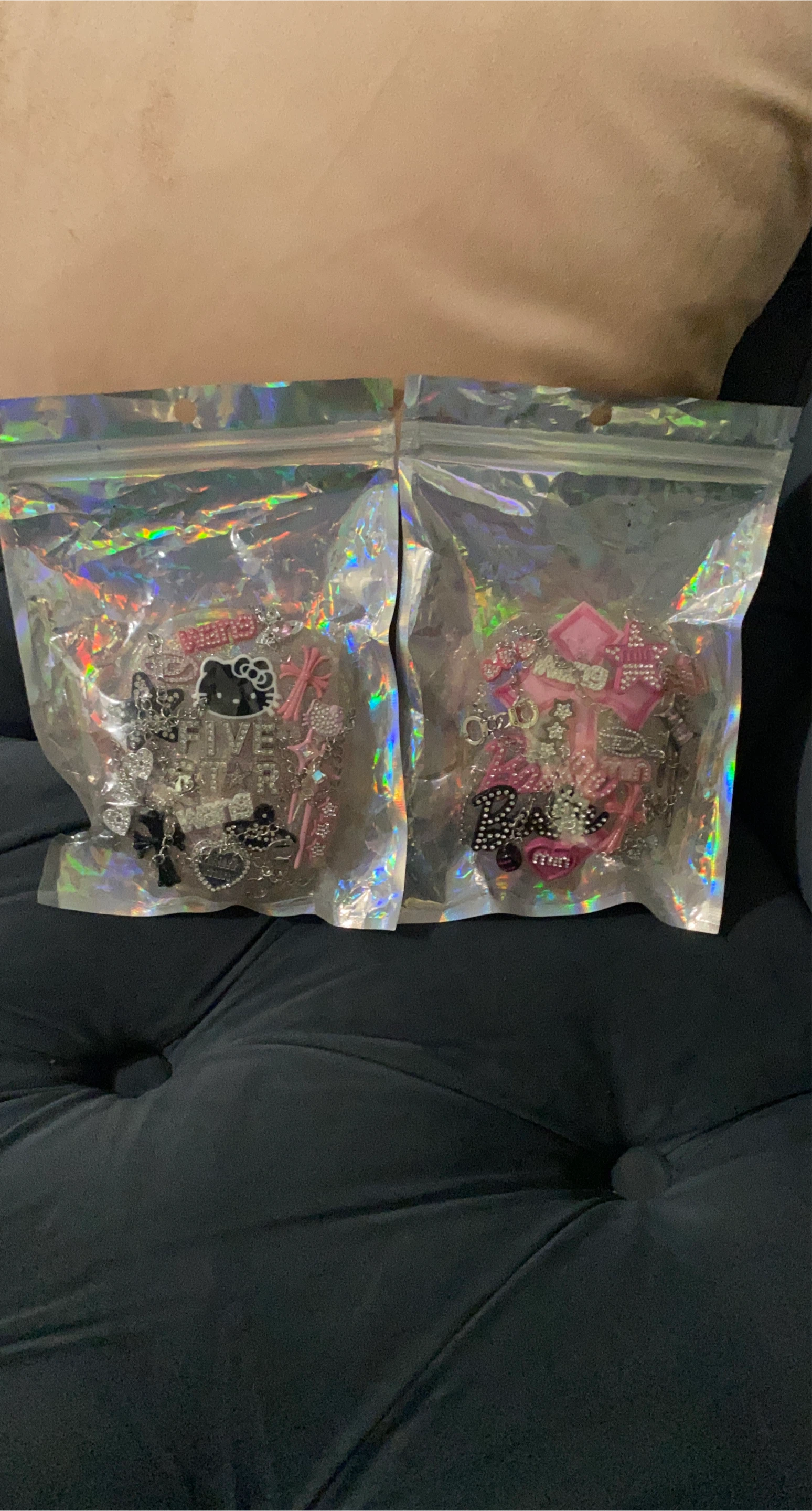 2 Bags of Charms - Hello Kitty & Barbie for apple headphones max