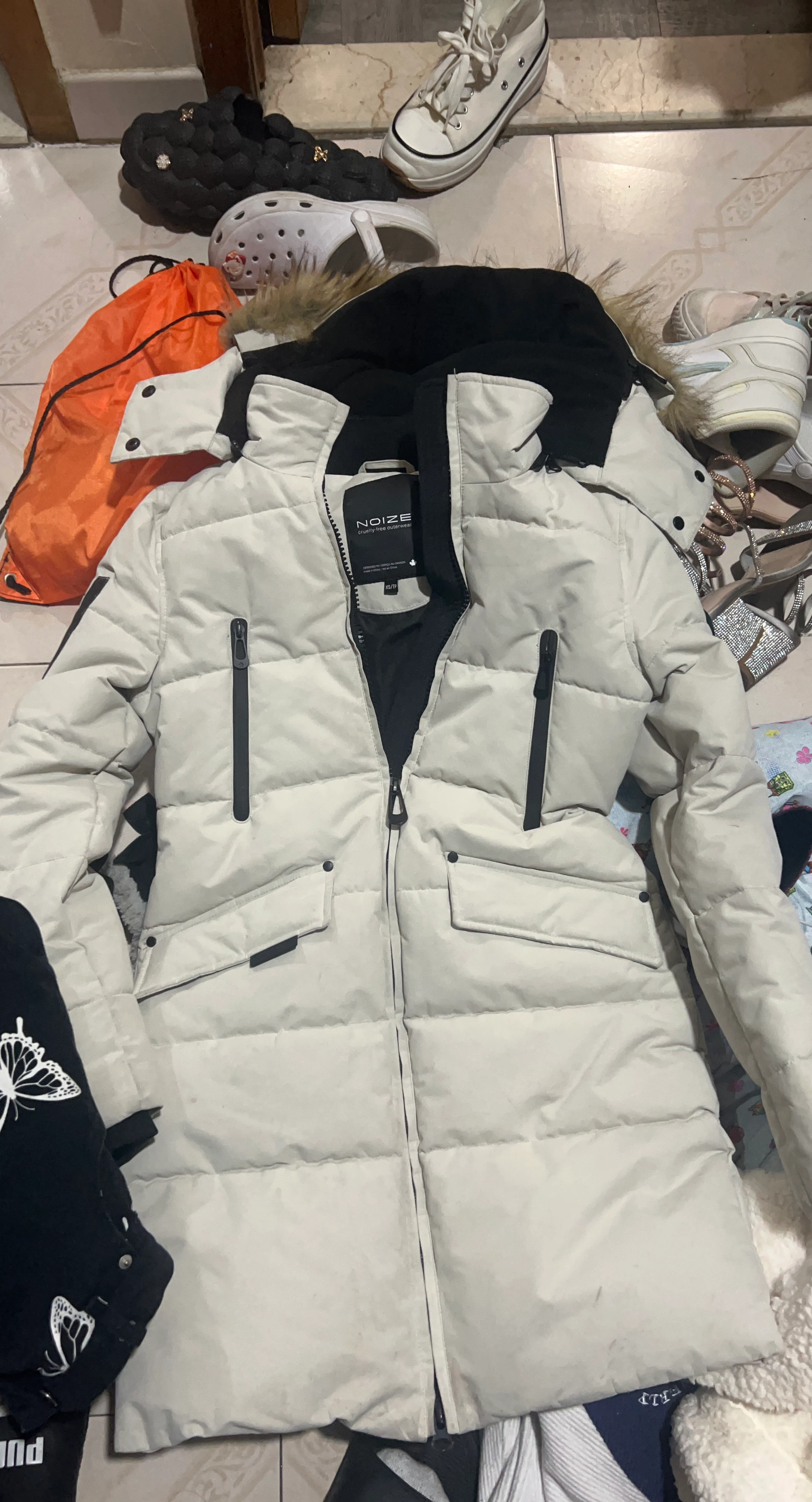 Noize Puffer Jacket Cream XS/TP