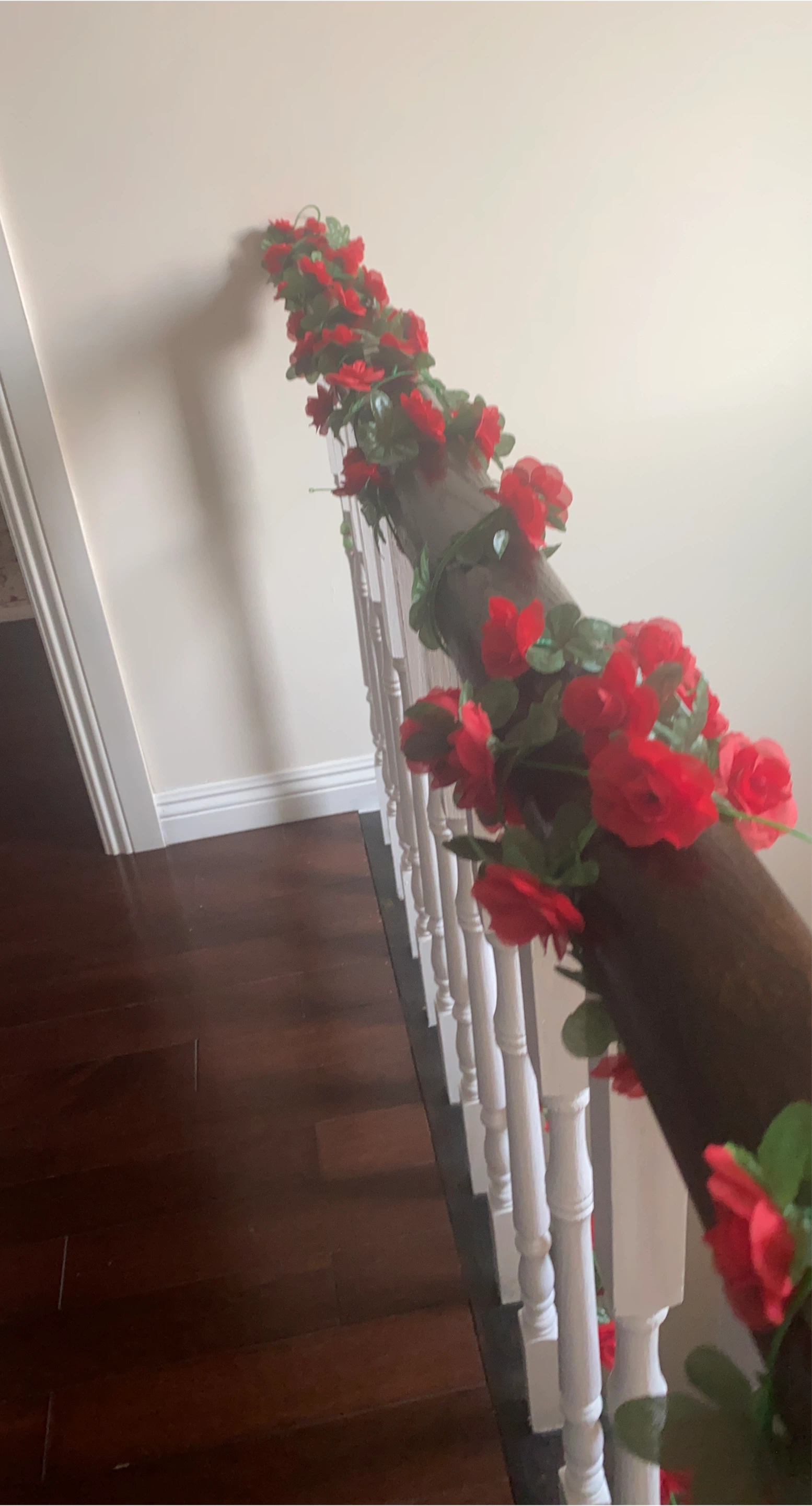 Artificial Rose Garland - Red