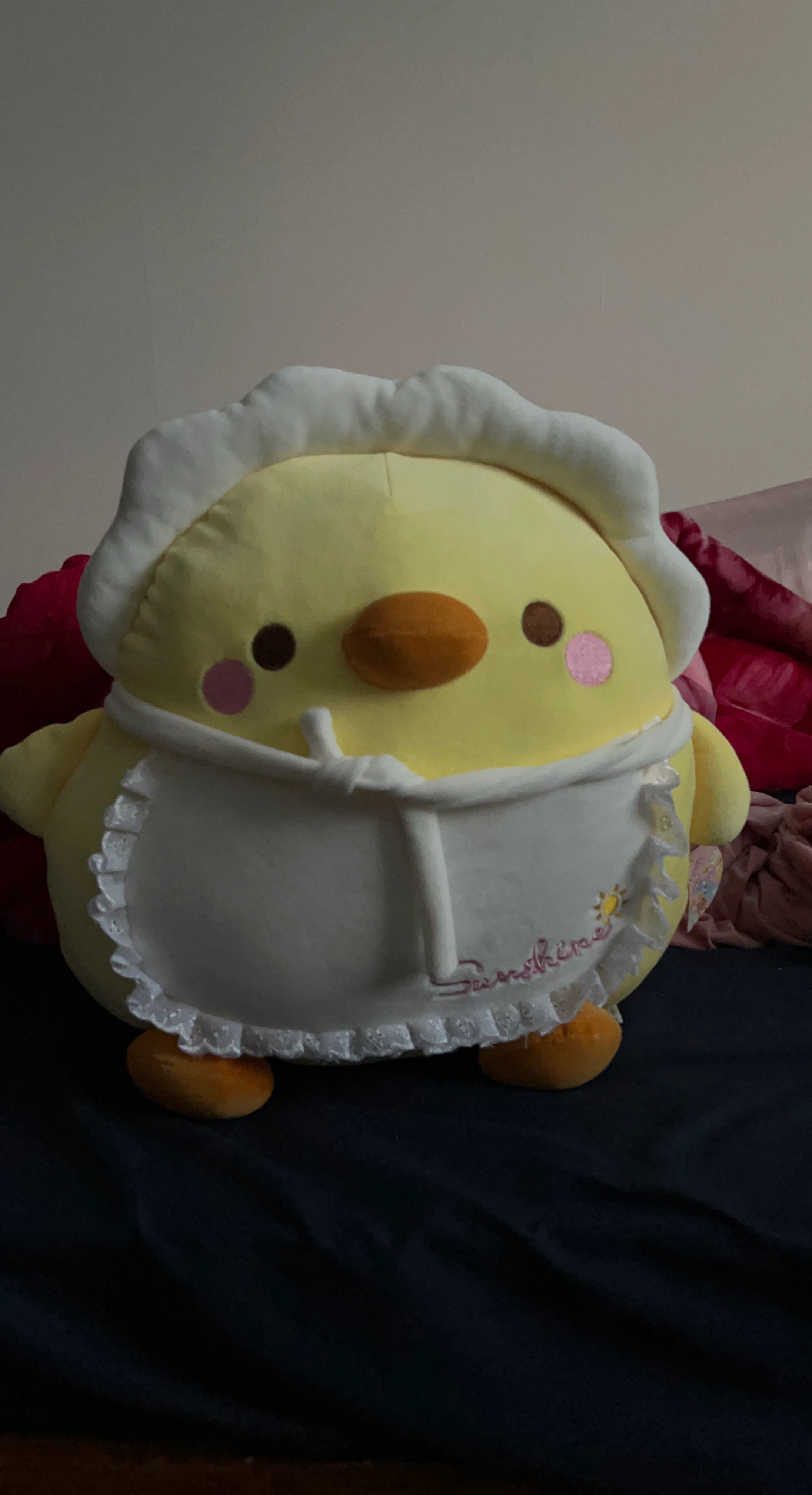 Plush Yellow Chick with Bib