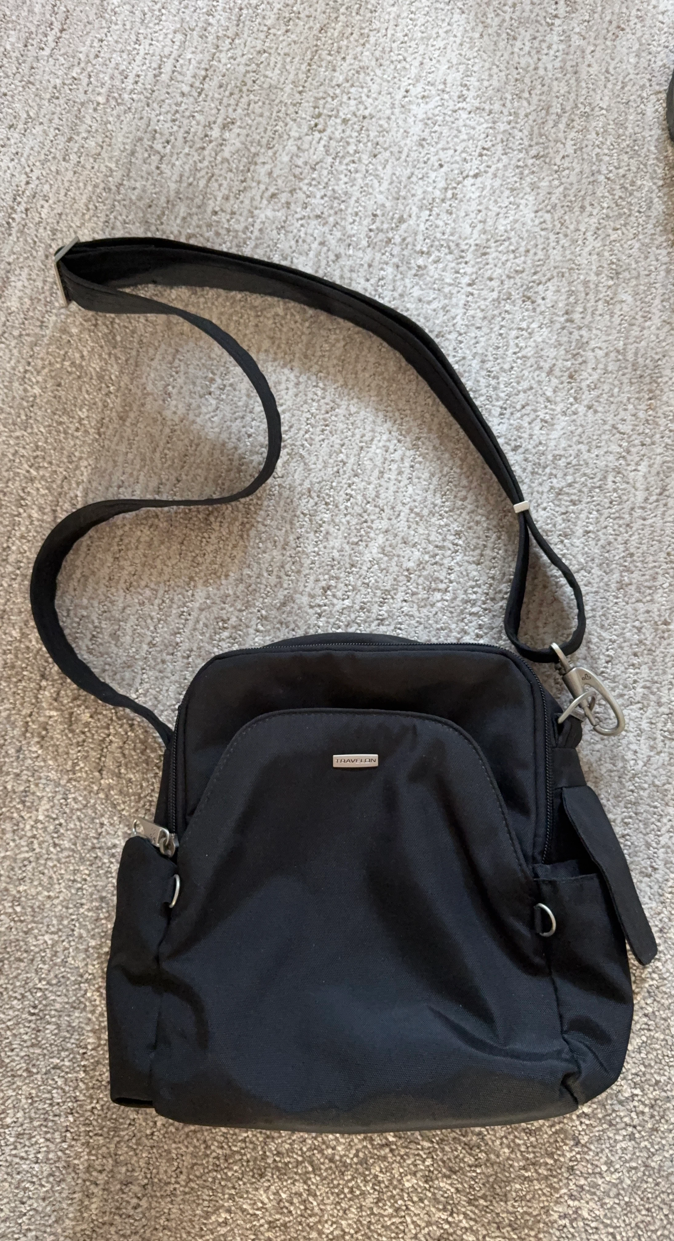 Travelon Black Crossbody Bag