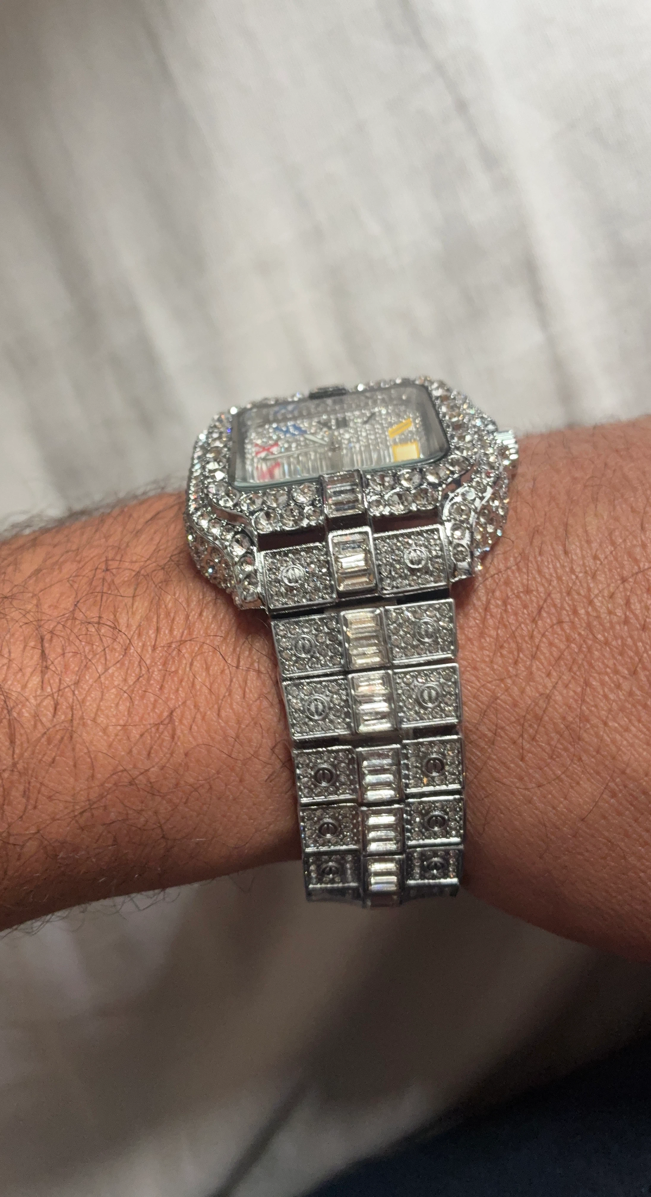 Mens Bling Watch