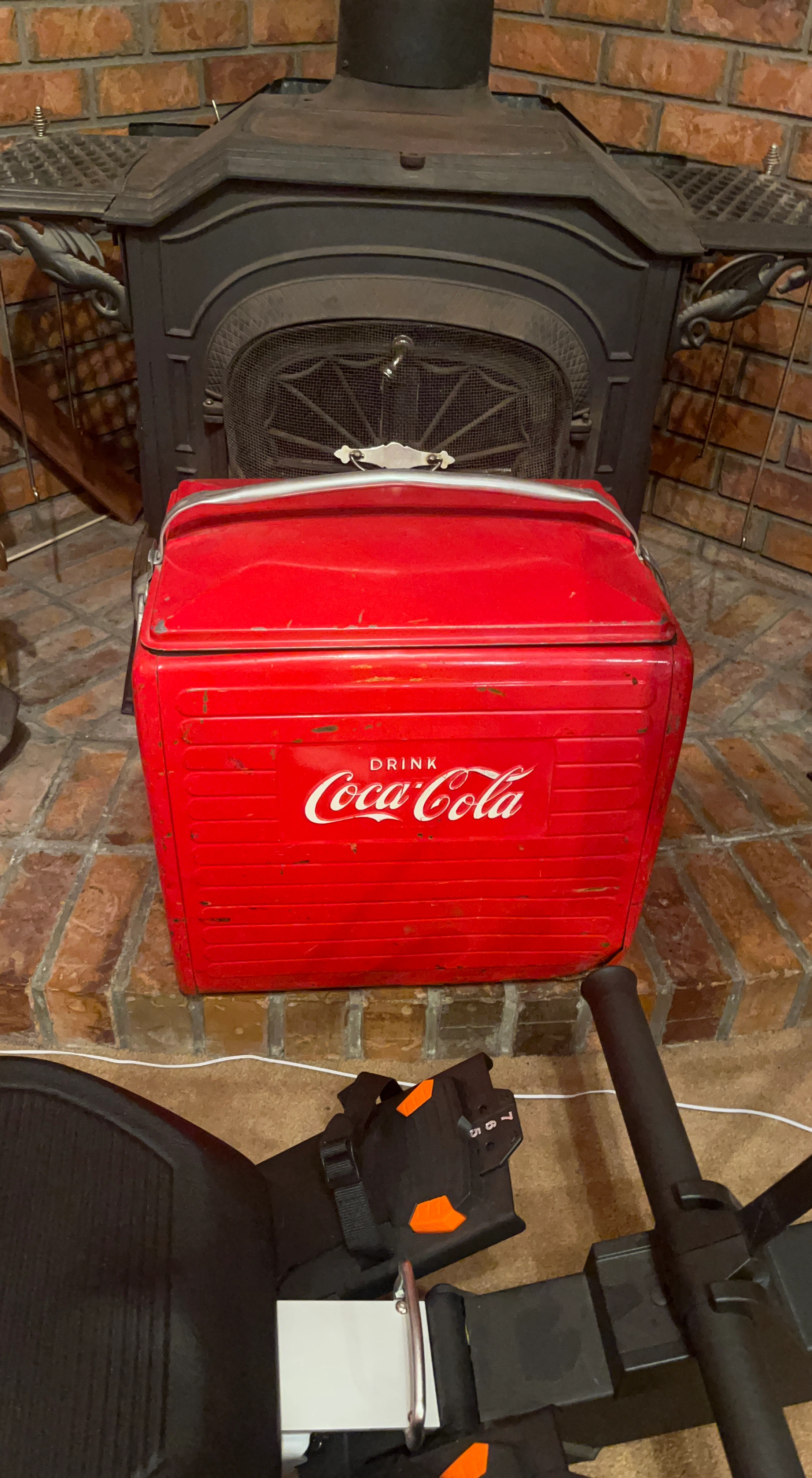 Vintage Coca-Cola Metal Cooler