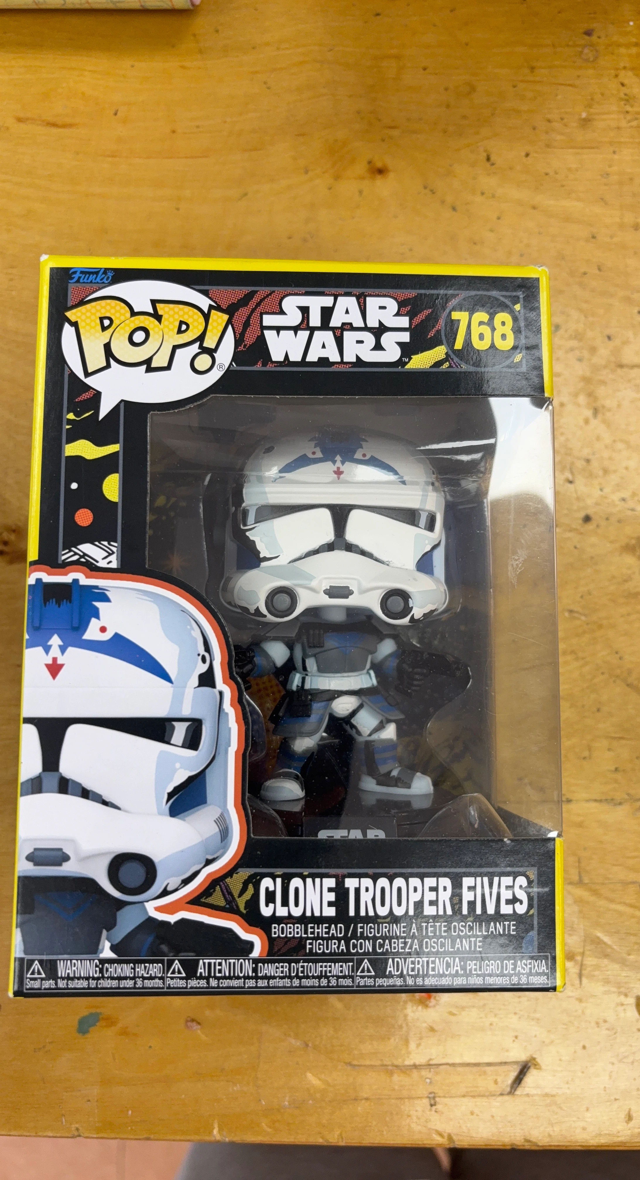 Funko Pop! Star Wars Clone Trooper Fives #768 Vinyl Figure