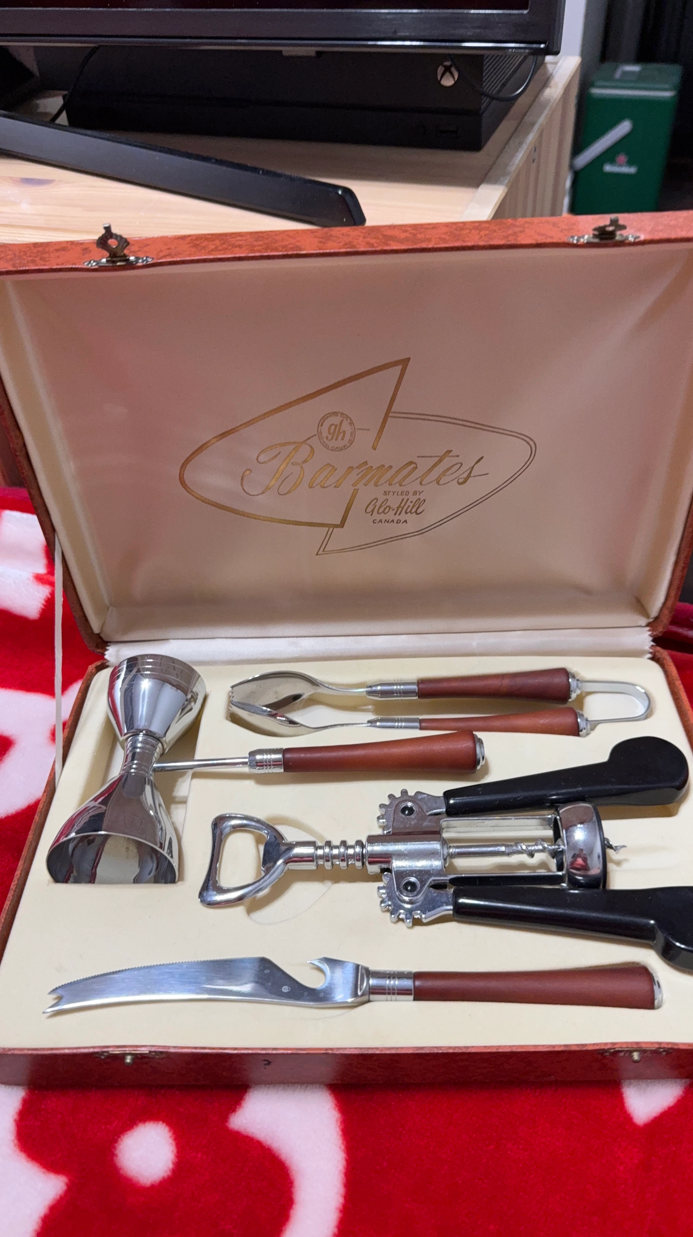 Barmates Styled by Glo-Hill Bar Tool Set with Case