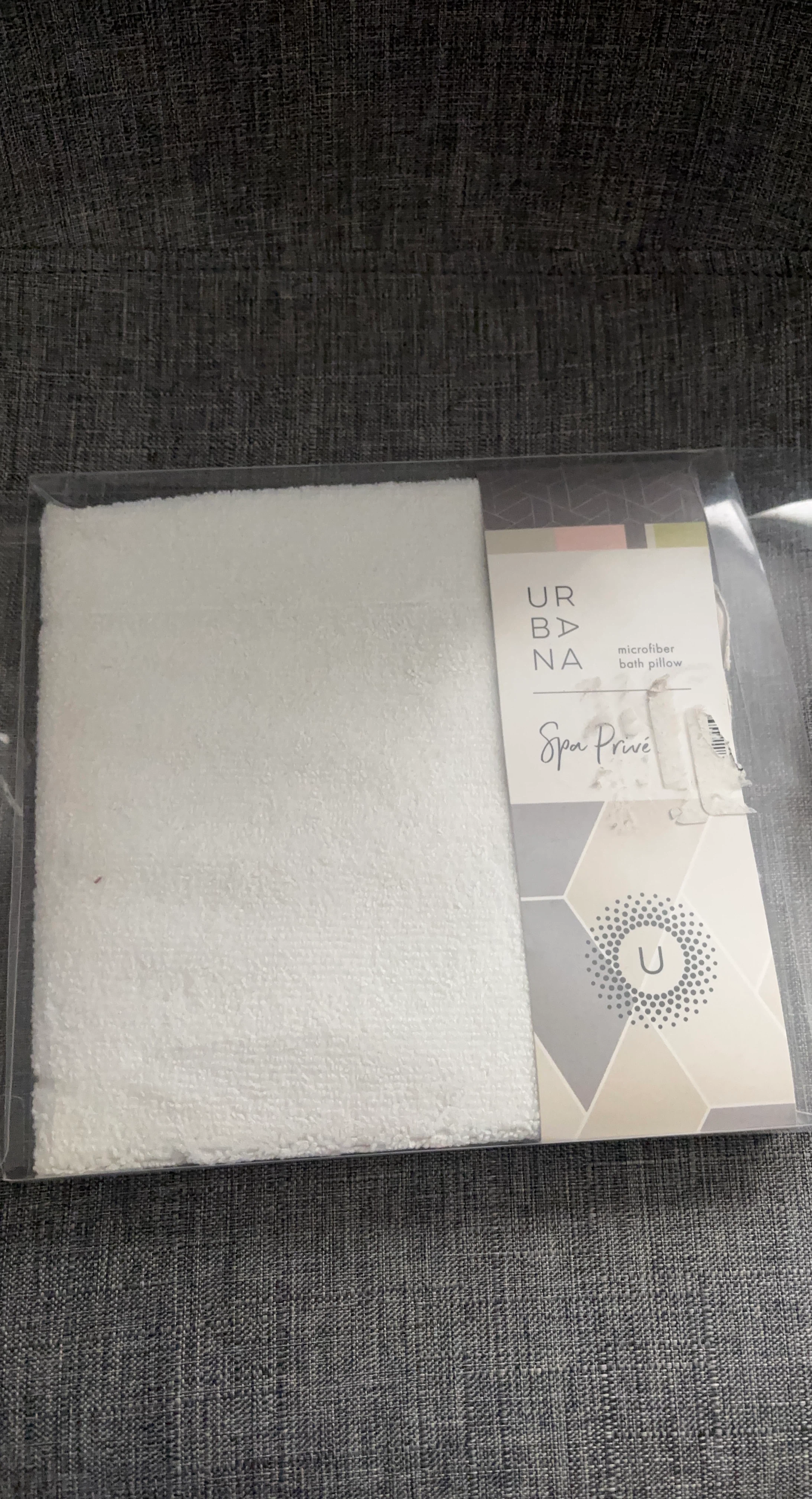 URBANA Microfiber Bath Pillow- New