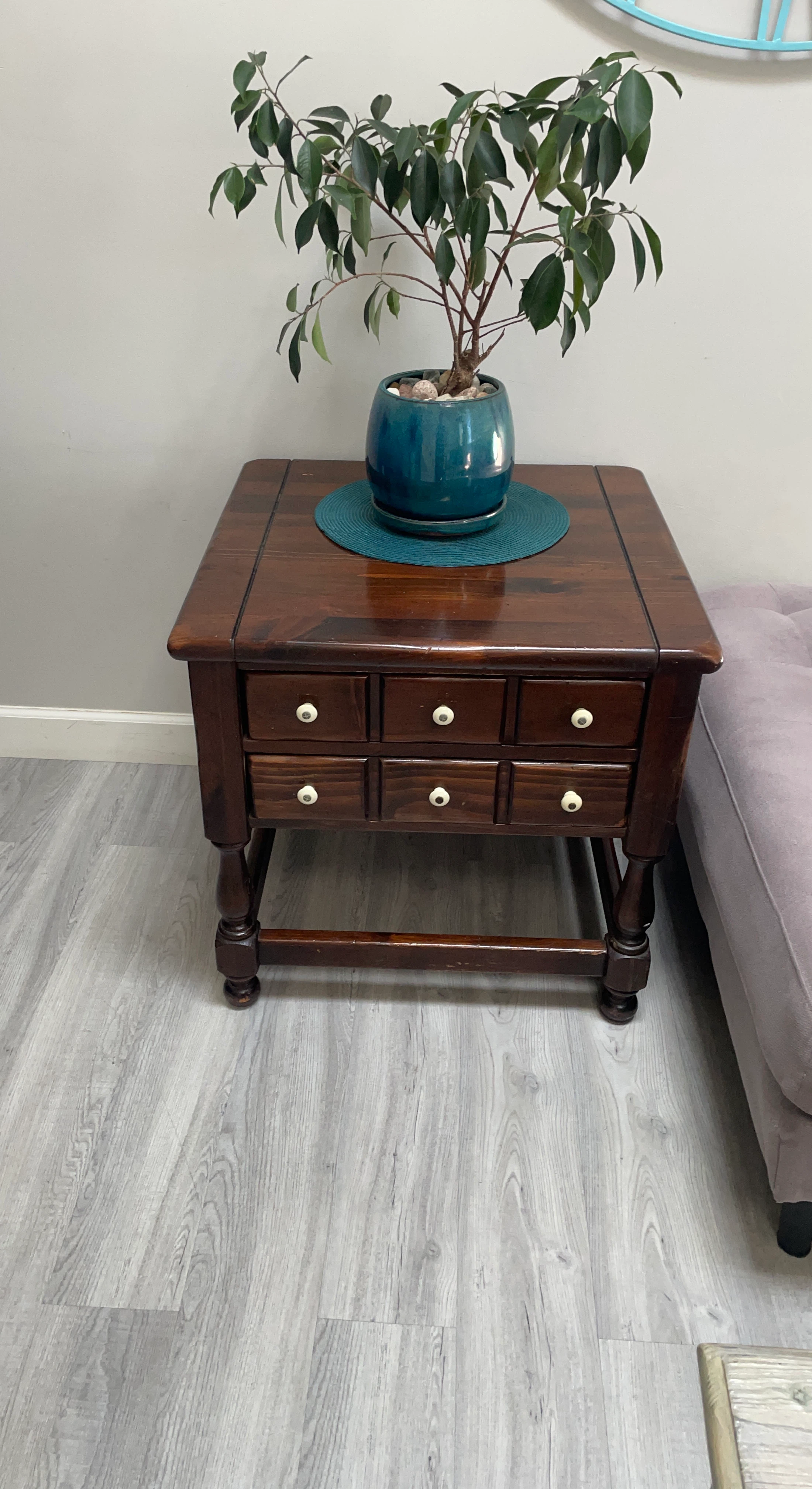 Ethan Allen Wooden End Table