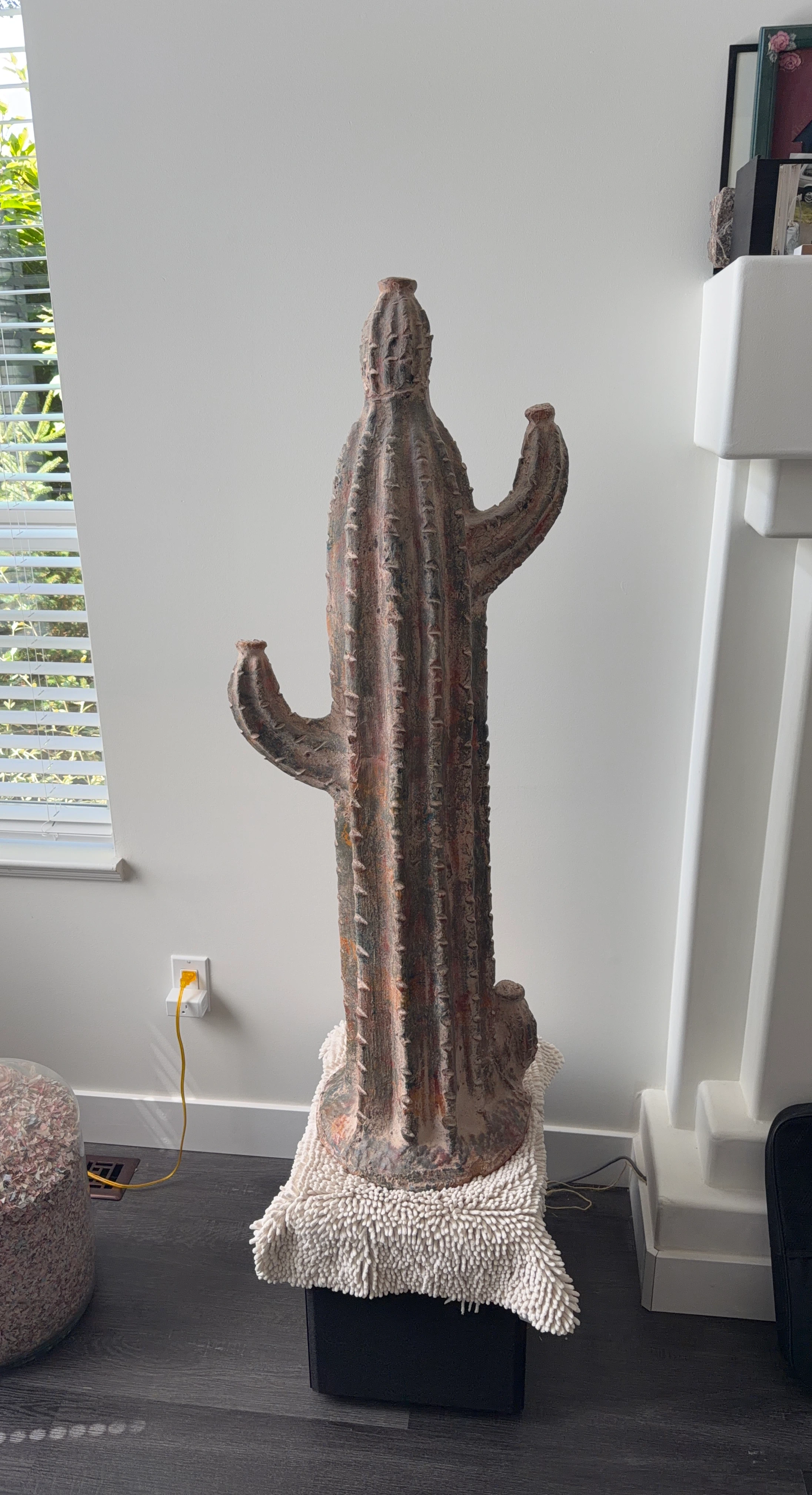 Large Saguaro Cactus Decorative Sculpture