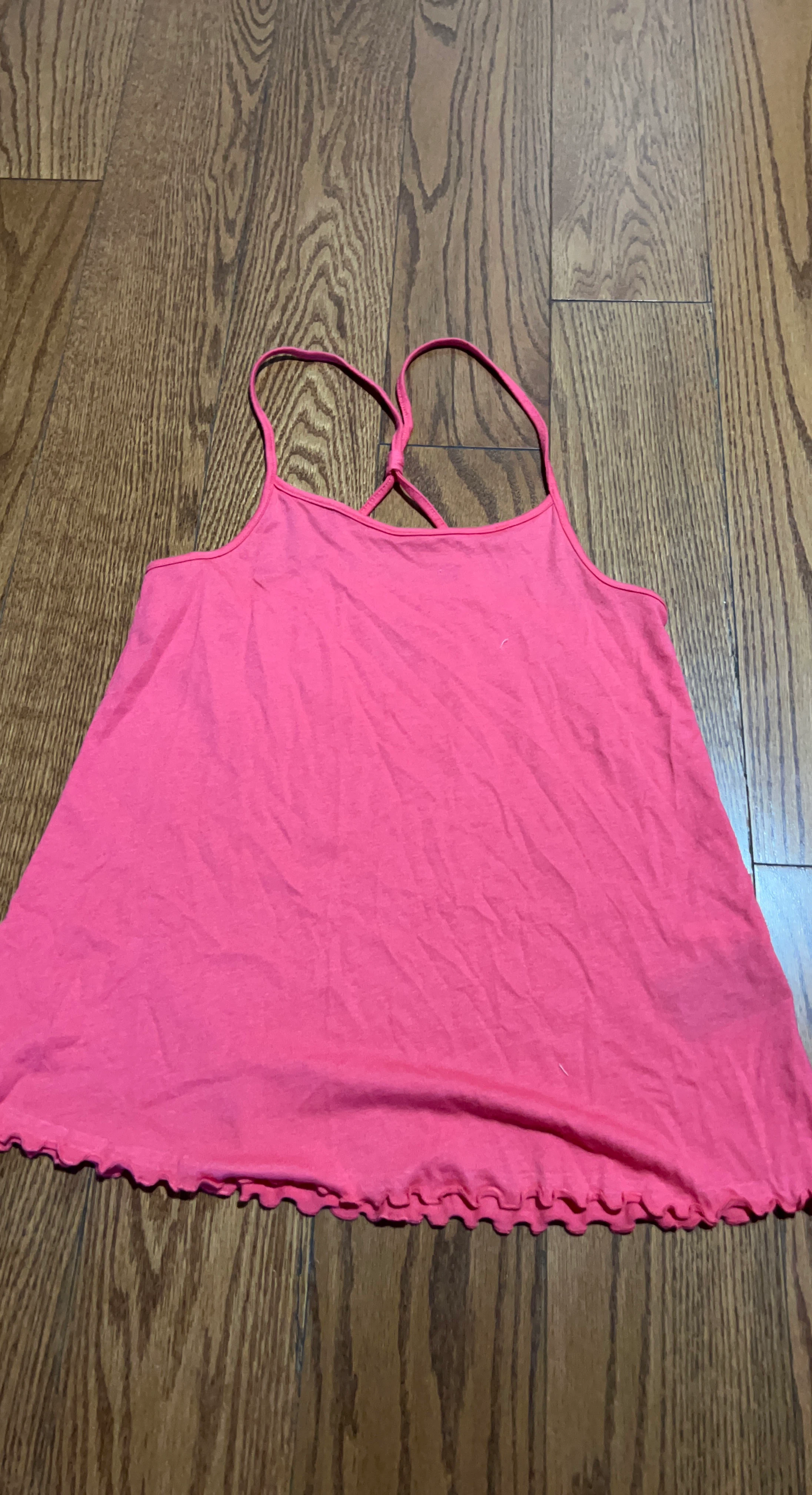 H&M Organic Cotton Tank Top - Pink - Size 146/152