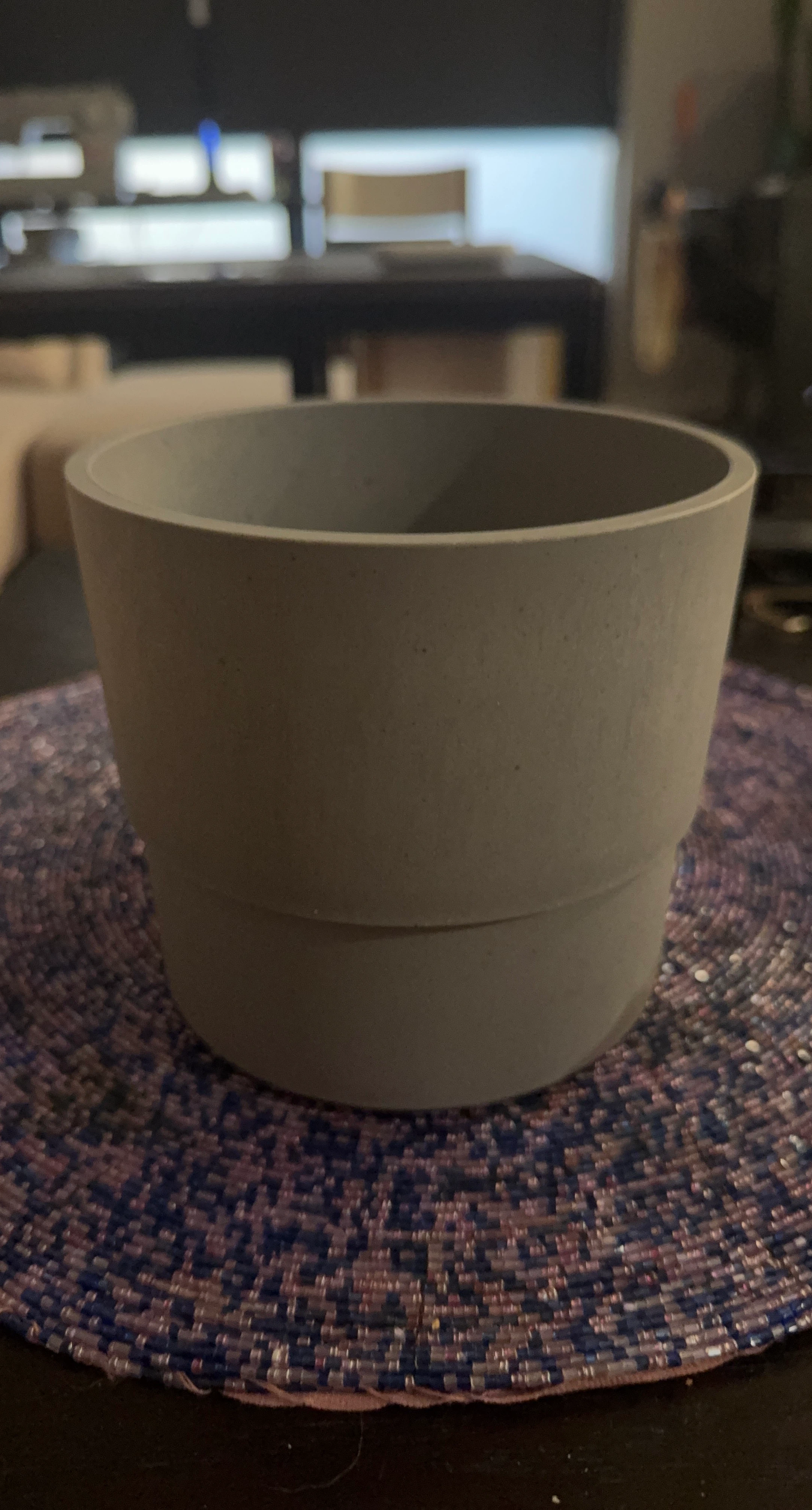 Grey Ceramic Planter Pot