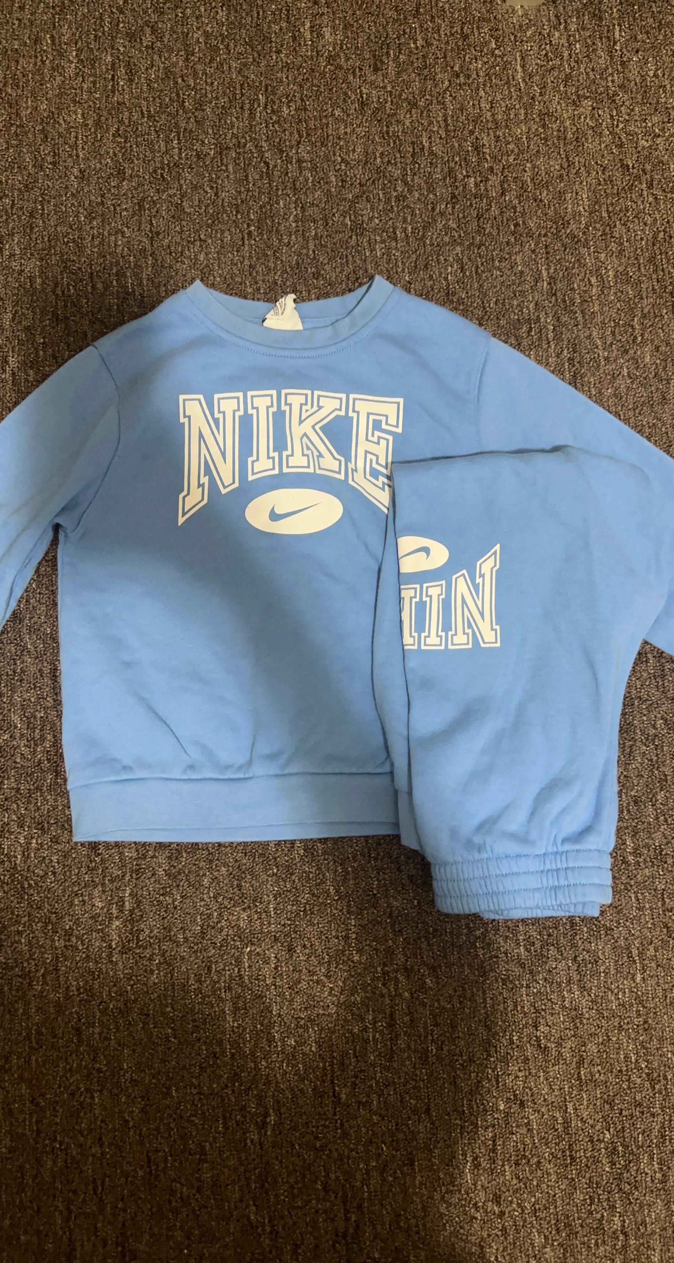 Nike Toddler Boys Blue Sweatshirt & Pants Set