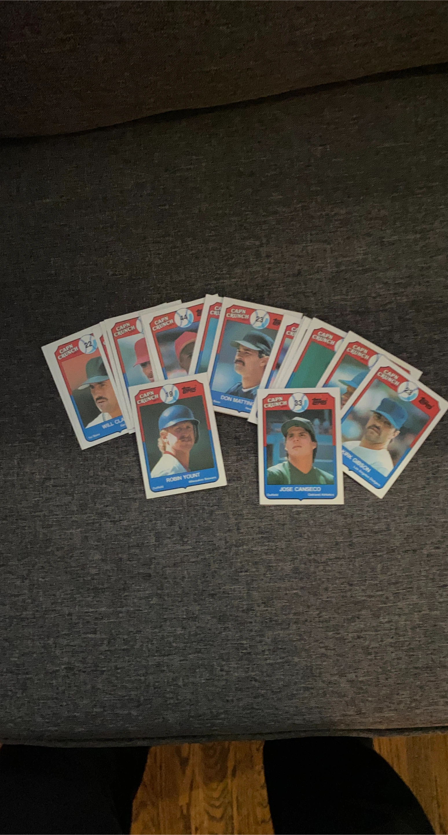 Cap'n Crunch 1989 Topps Baseball Cards