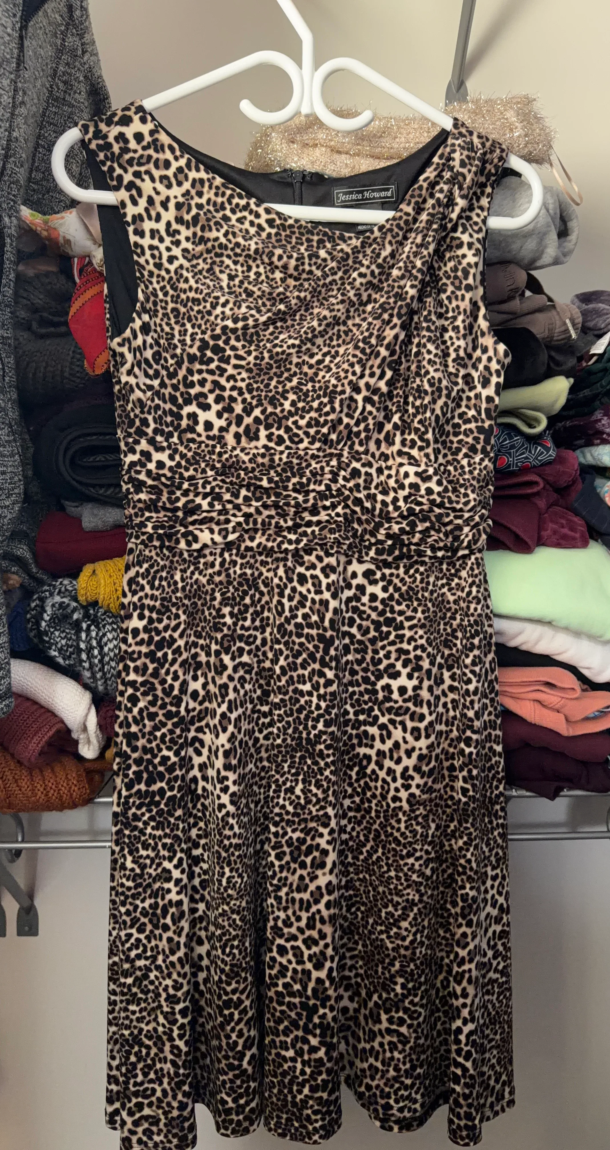 Jessica Howard Leopard Print Dress