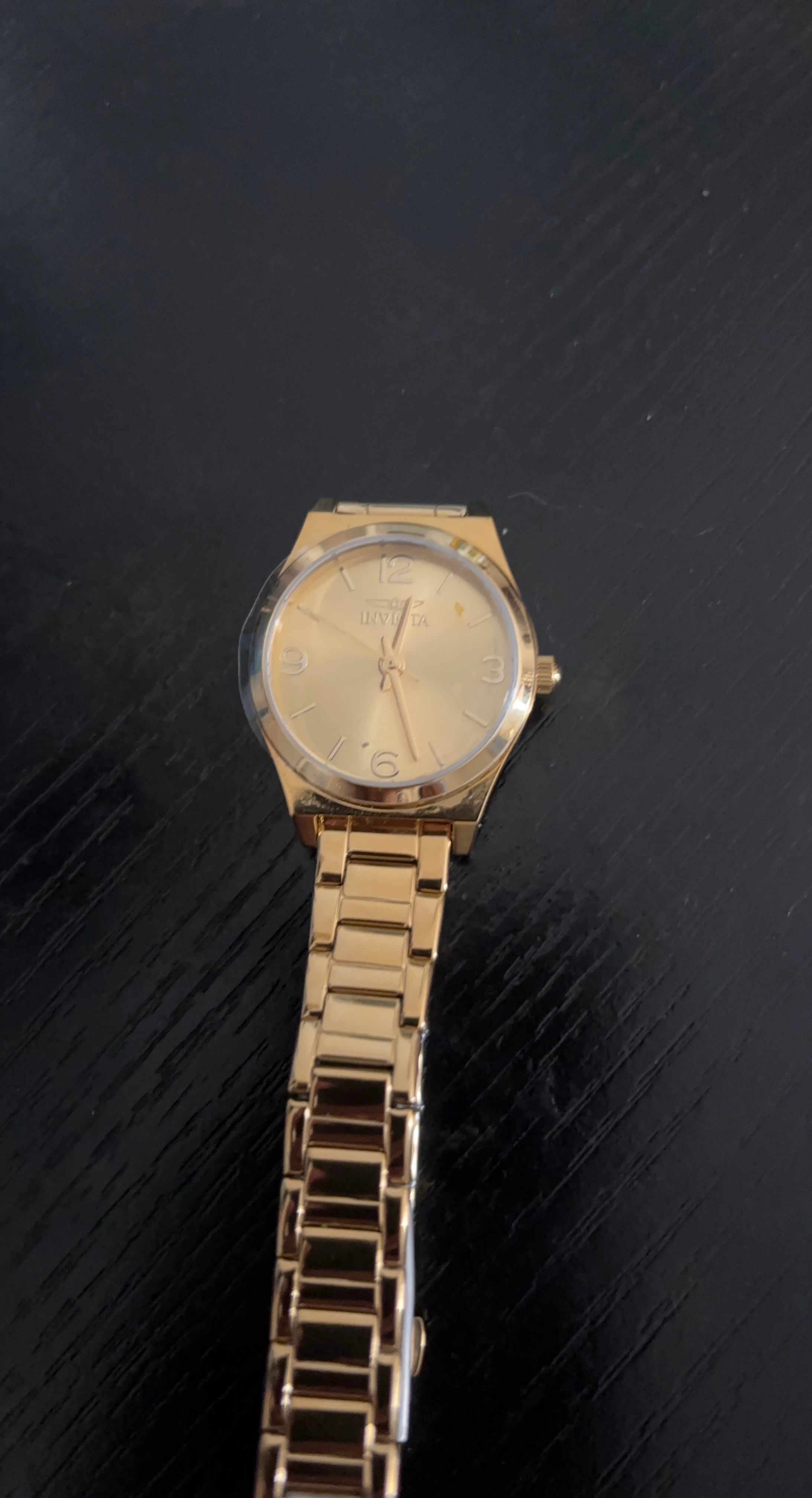 Invicta Gold Tone Analog Watch