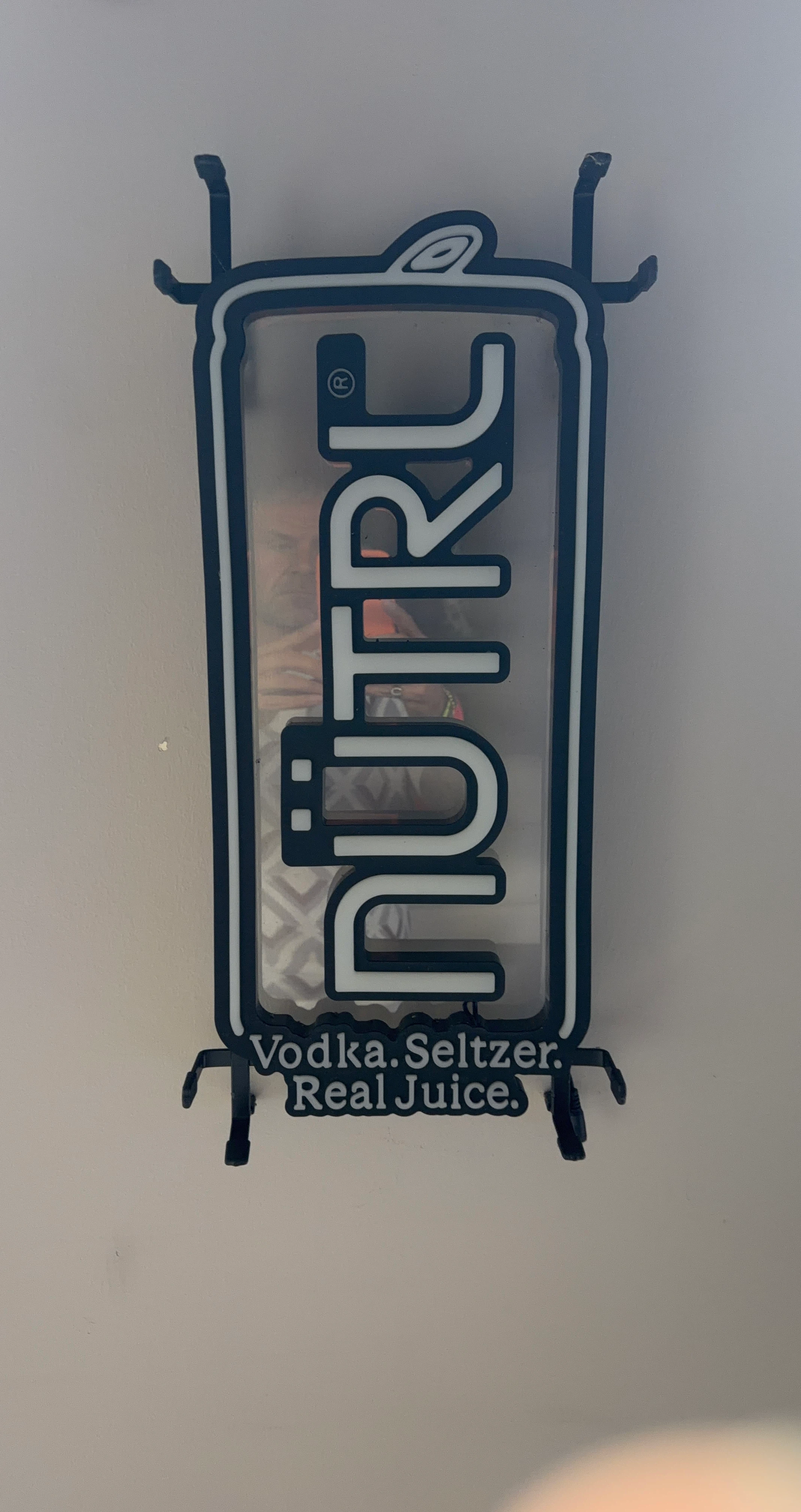 Neon Nutrl Vodka Seltzer Real Juice Sign