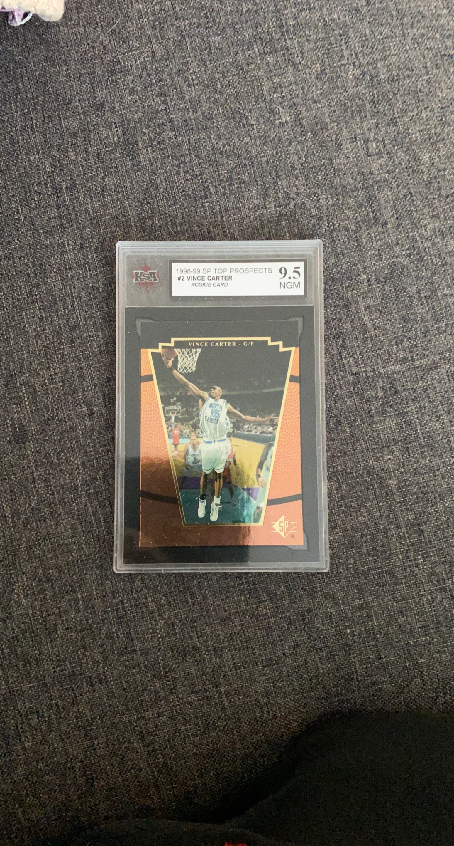 1998-99 SP Top Prospects Vince Carter Rookie Card #2