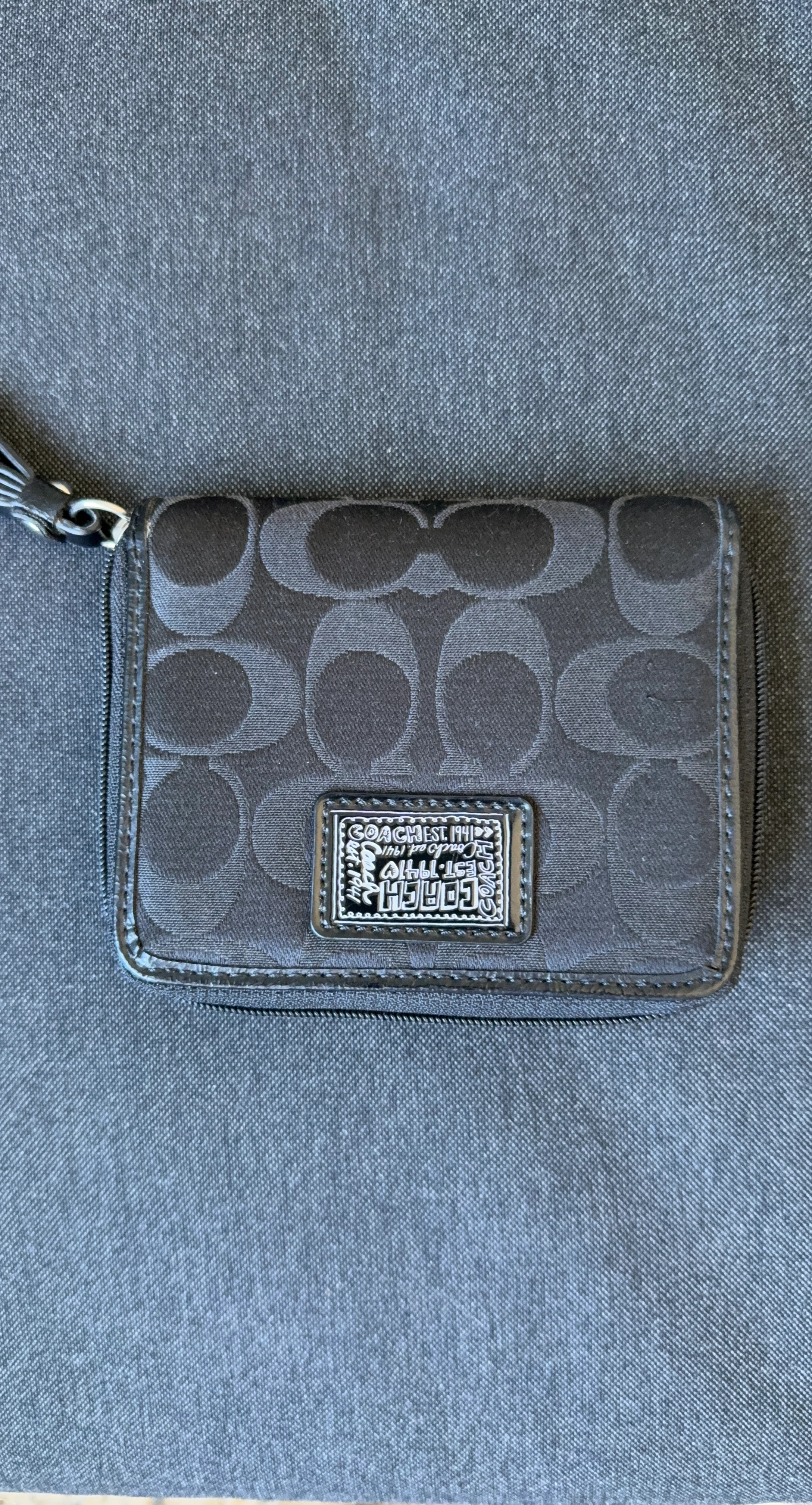 Coach Signature Wristlet Wallet