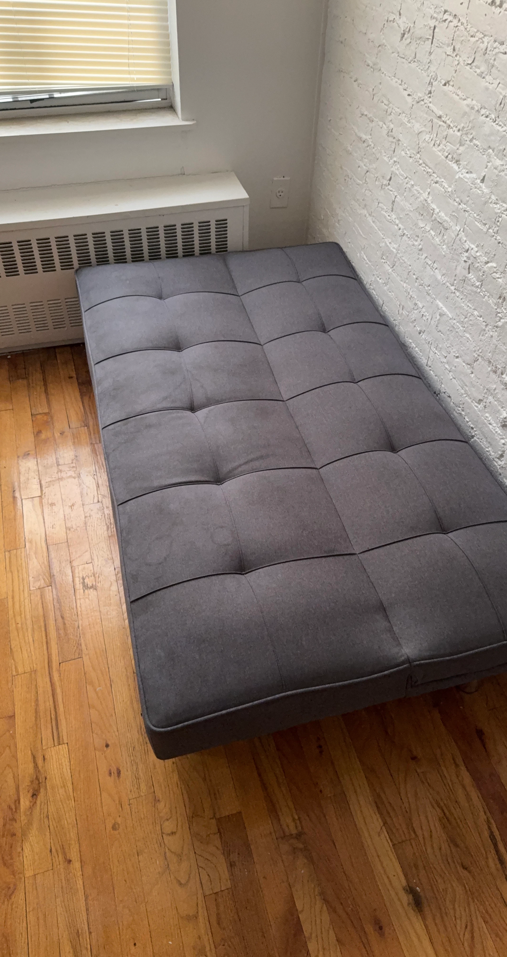 [Must Go Soon] Grey Futon Sofa Bed