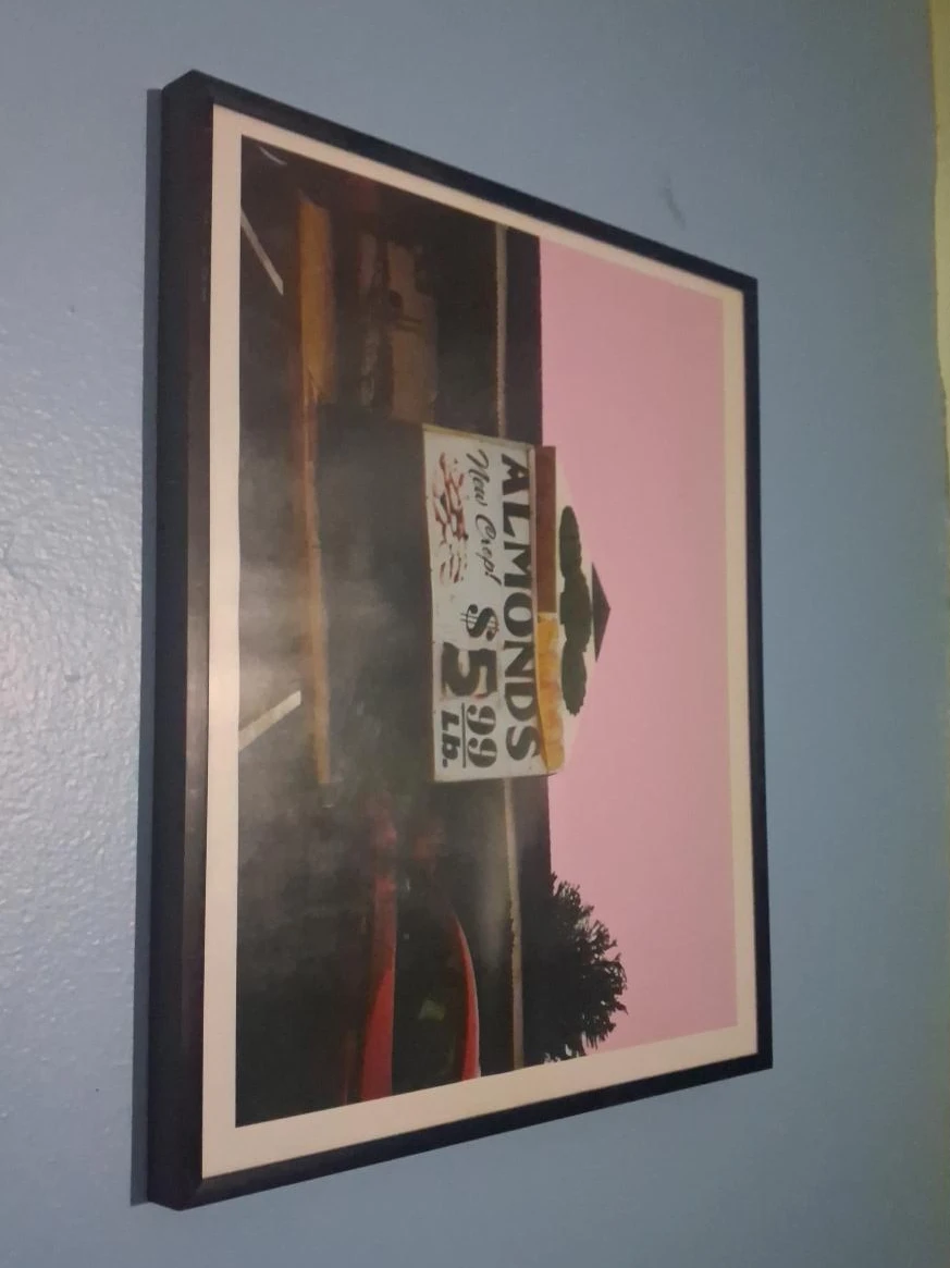 Framed "Almonds $5.99 Lb." Print