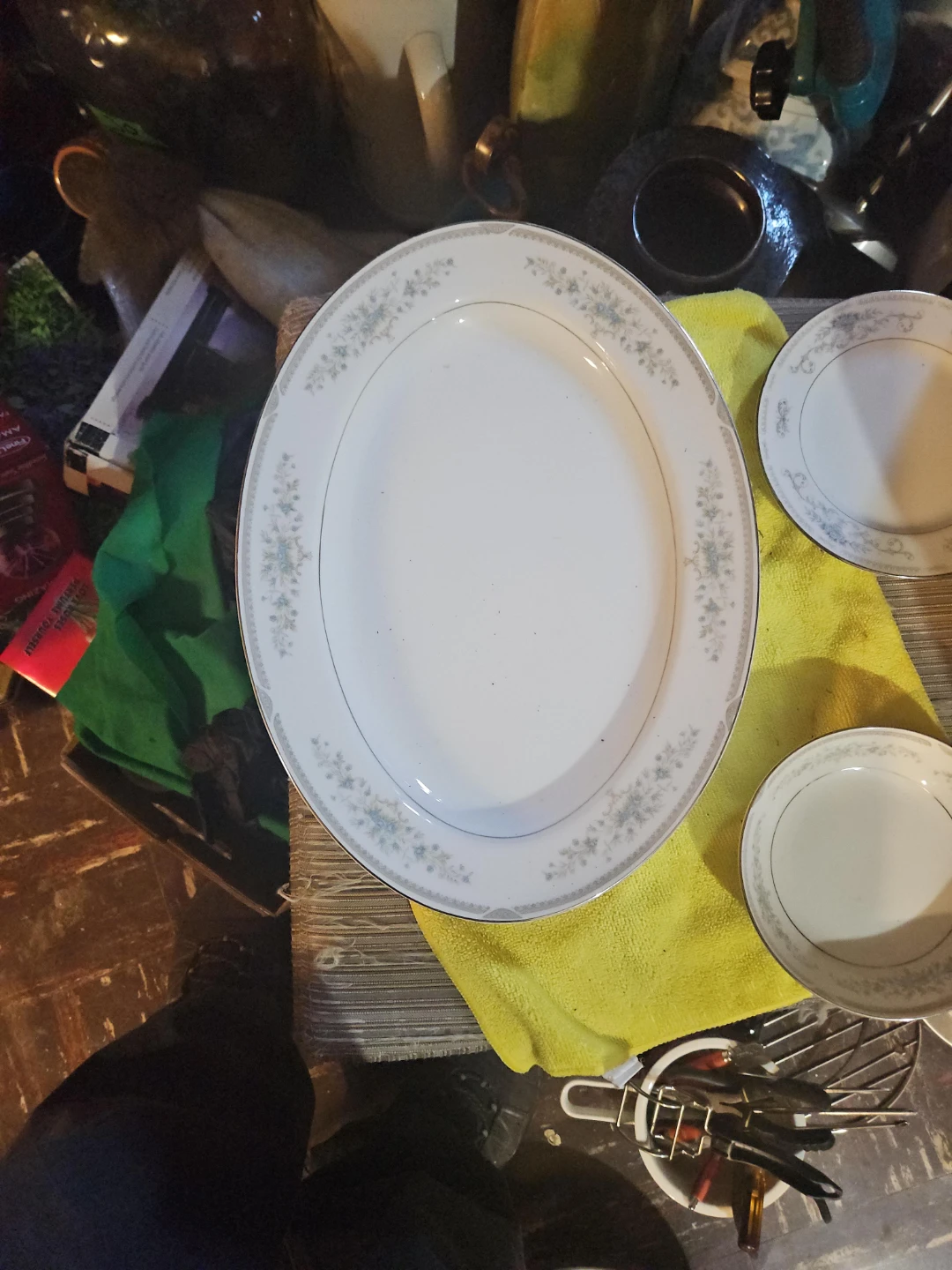 Mayfair Fine China Georgian Blue Platter