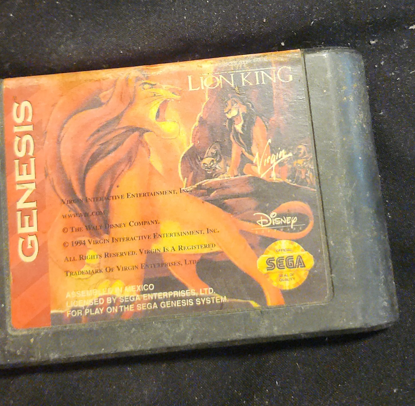 The Lion King Sega Genesis Game