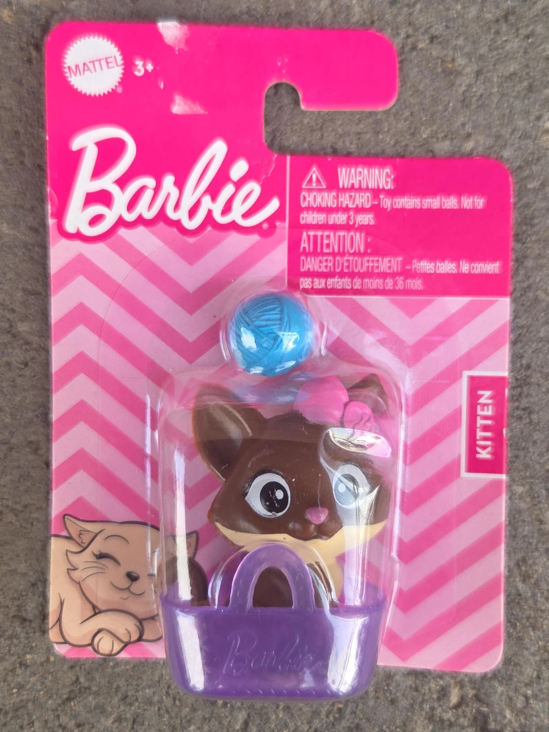 Barbie Kitten Doll with Ball of Yarn