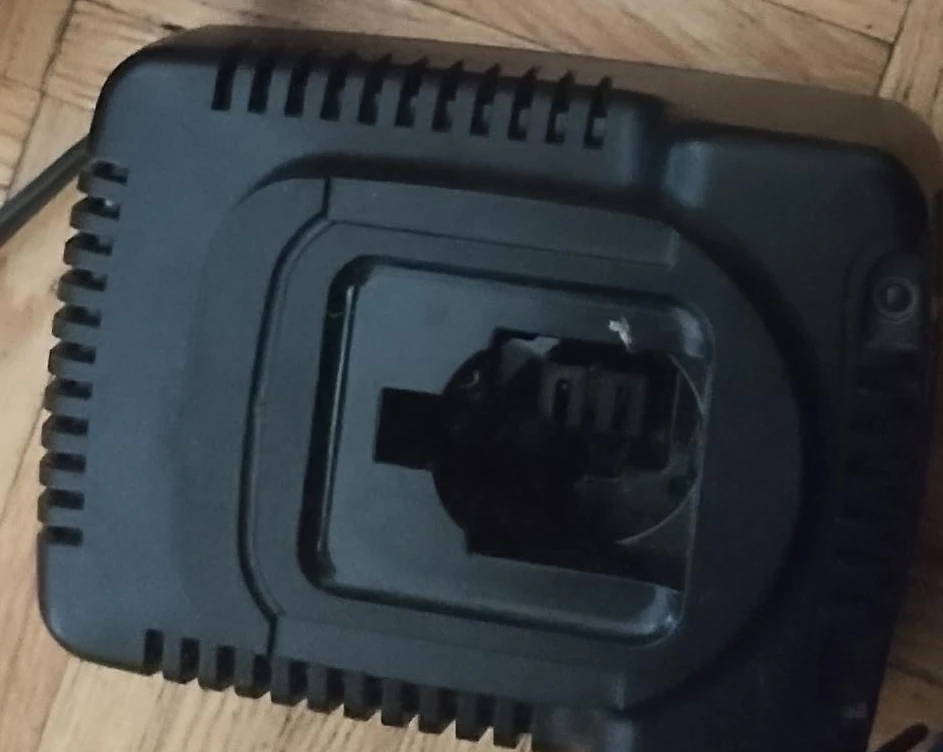 Black Power Tool Battery Charger