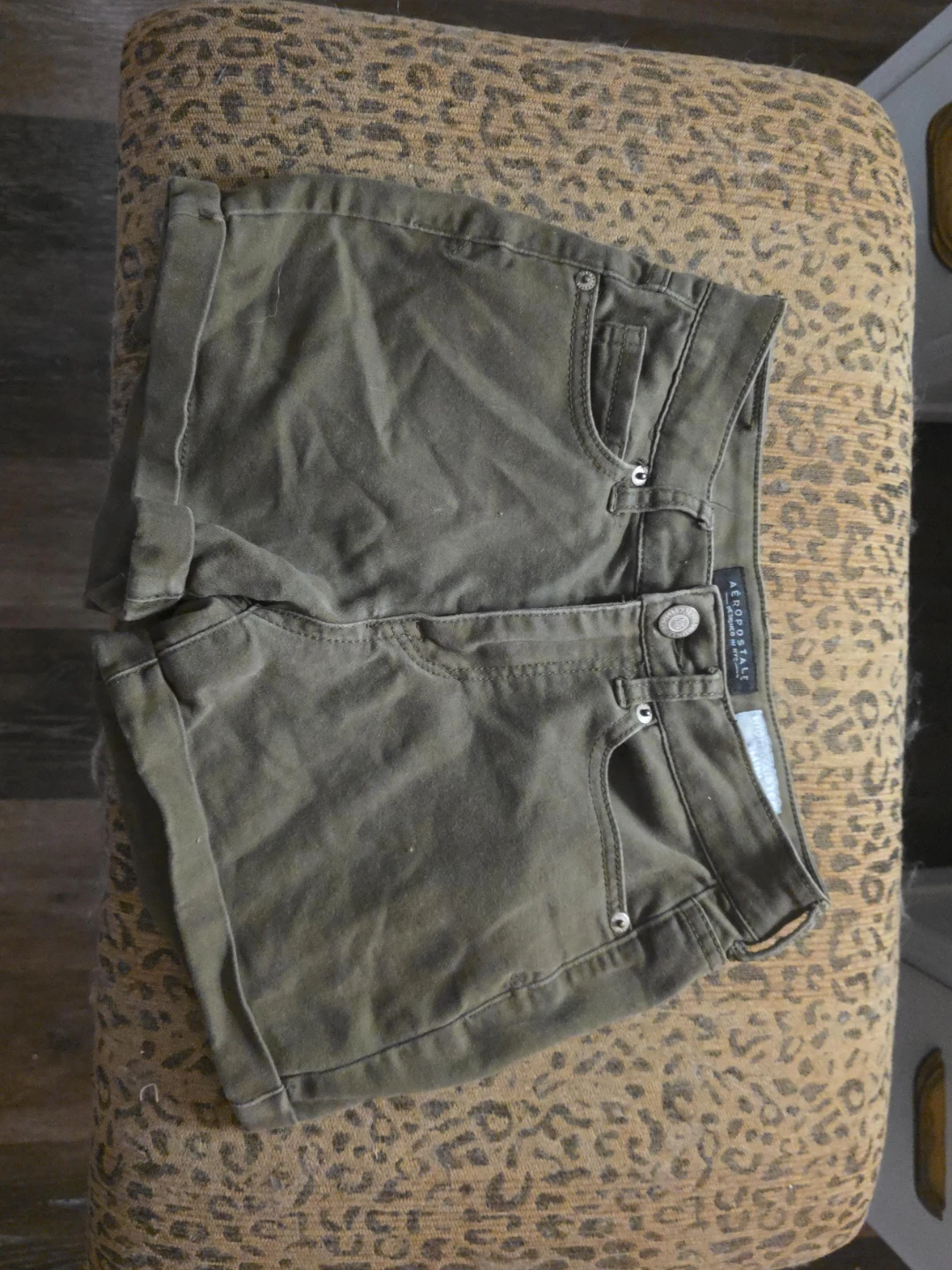 Aeropostale Green Cargo Shorts Size 00