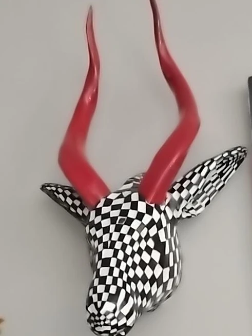 Wall Mounted Antelope Head Decor