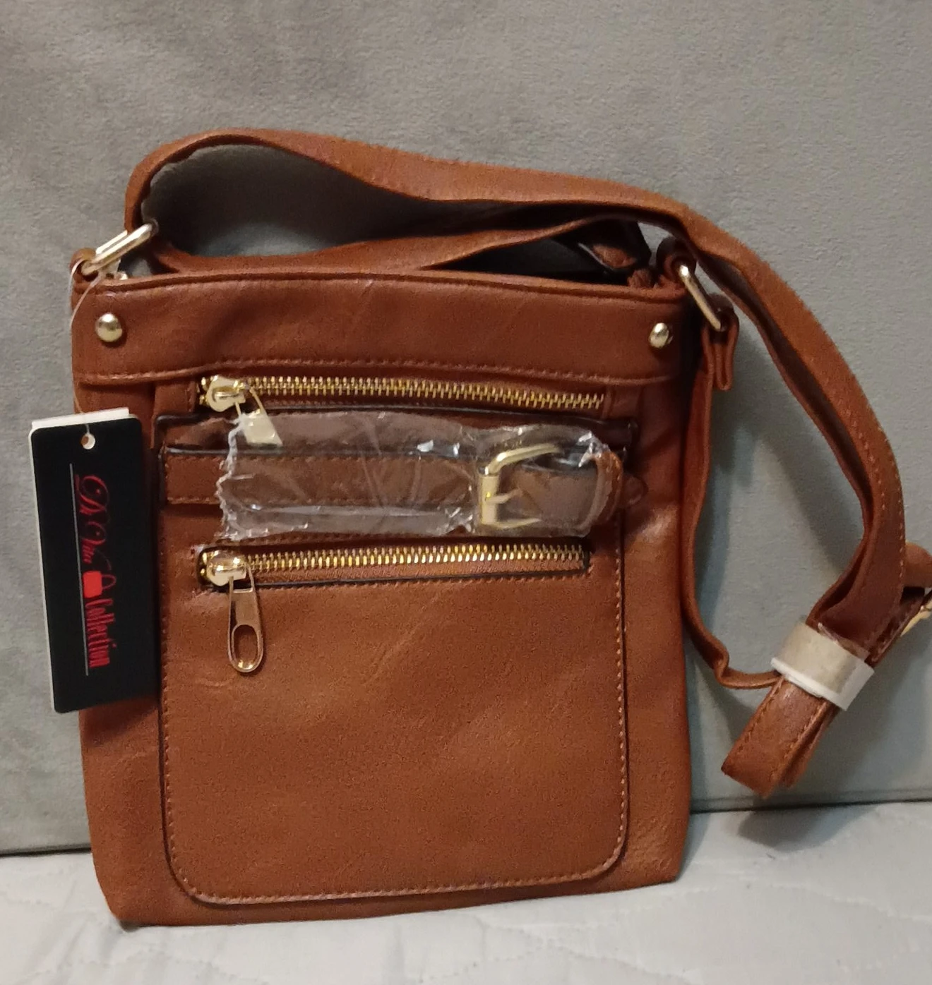 Di Vita Collection Crossbody Bag - Brown