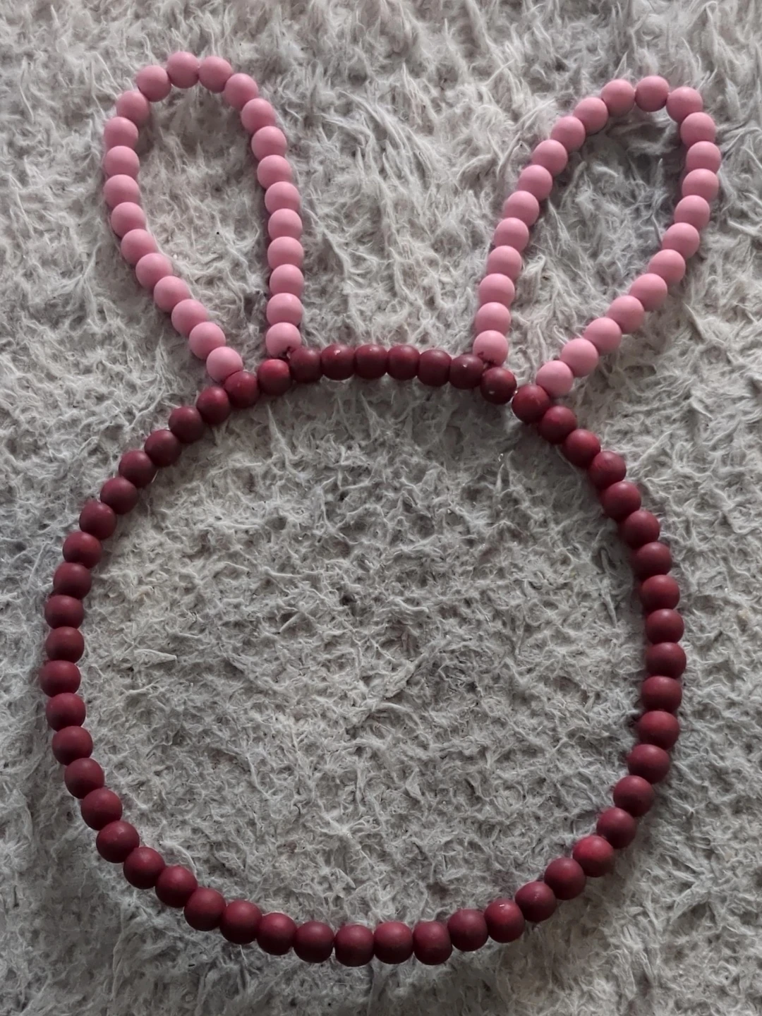 Bunny Ears Beaded Necklace