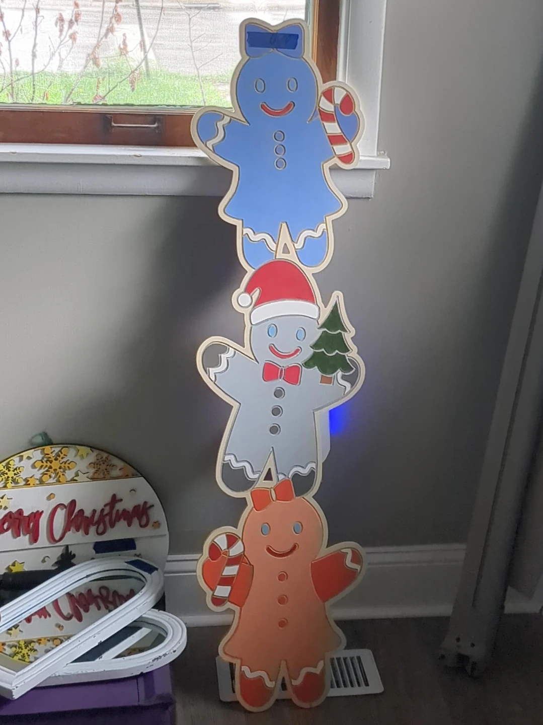 Stacking Gingerbread Man Christmas Decoration