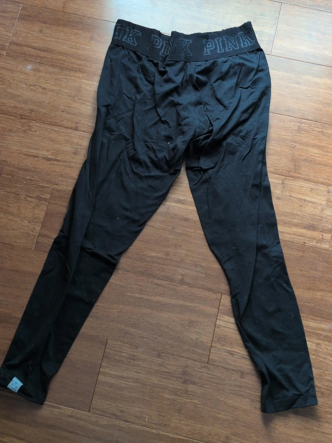 PINK Black Leggings