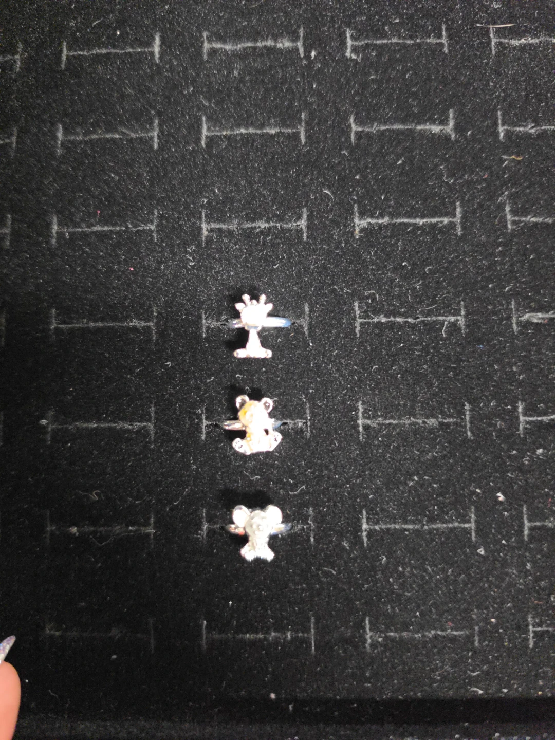 3 Cute Animal Rings - Giraffe, Bear, Koala (680)