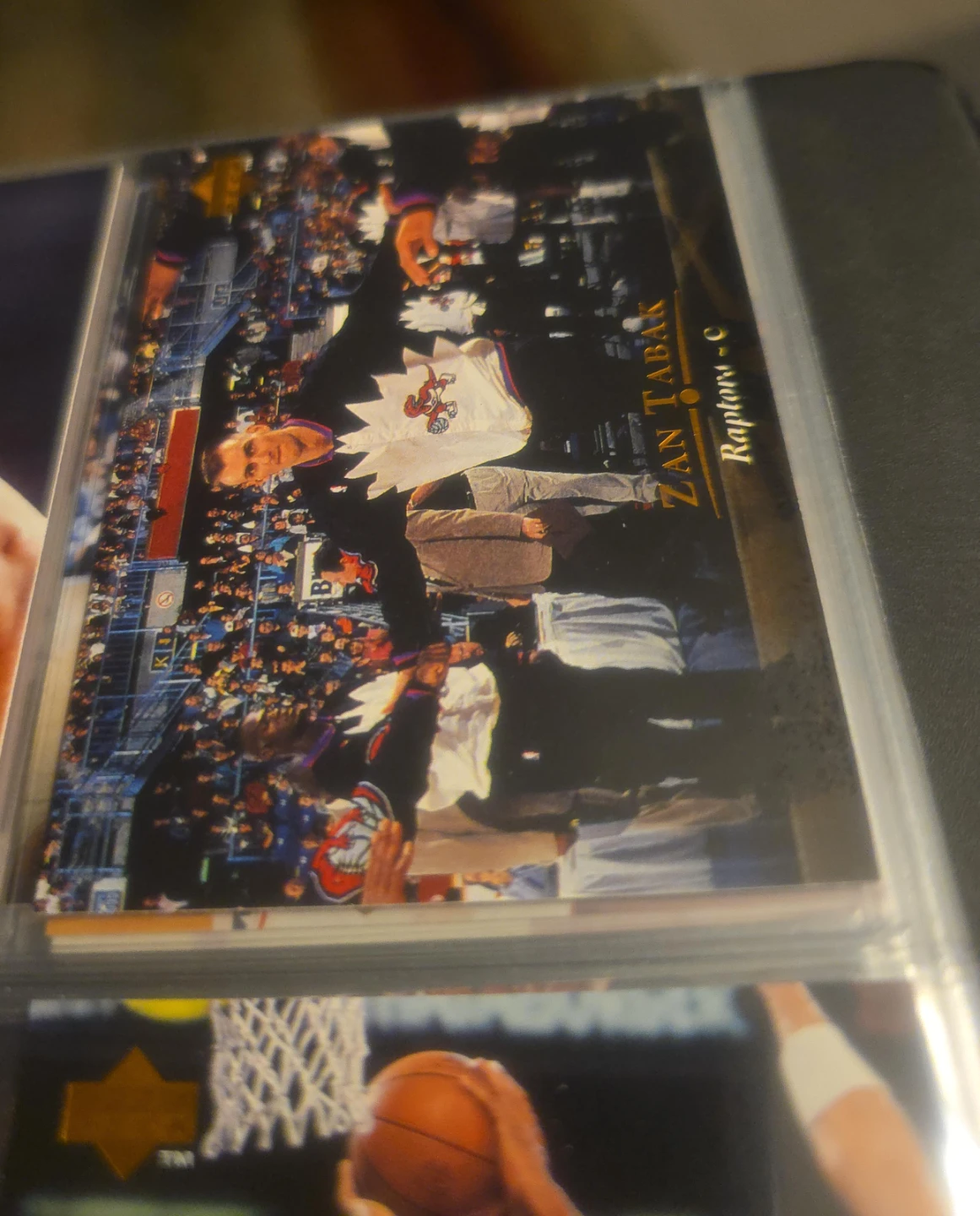 Zan Tabak Toronto Raptors Basketball Card
