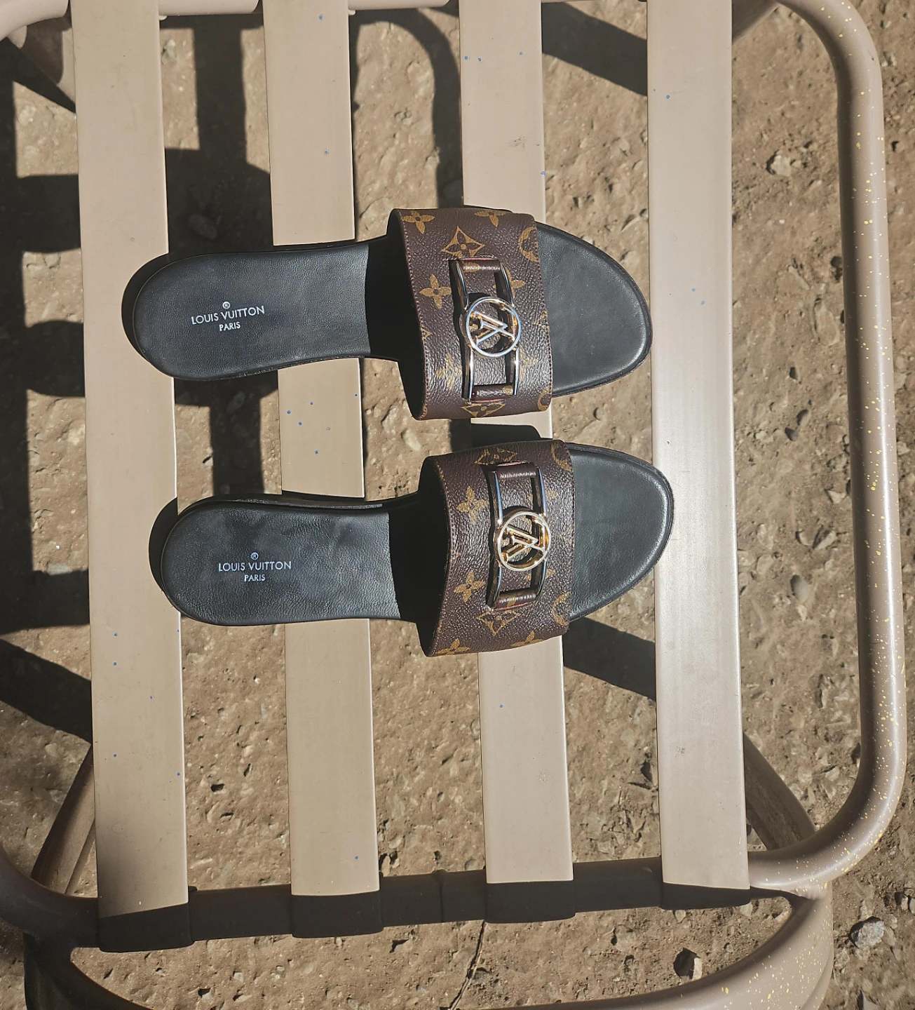Louis Vuitton Monogram Slides