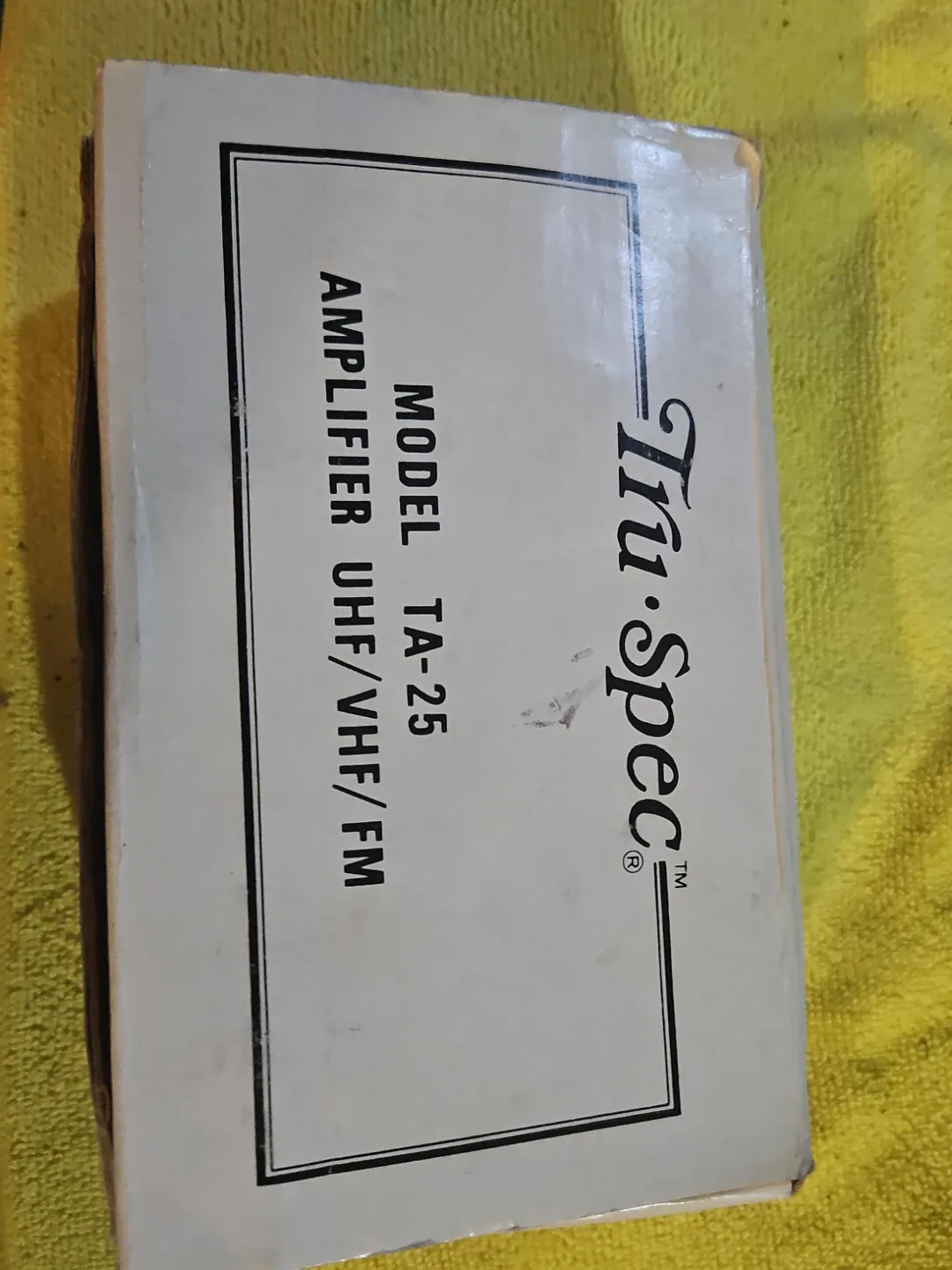 Tru-Spec Amplifier UHF/VHF/FM Model TA-25