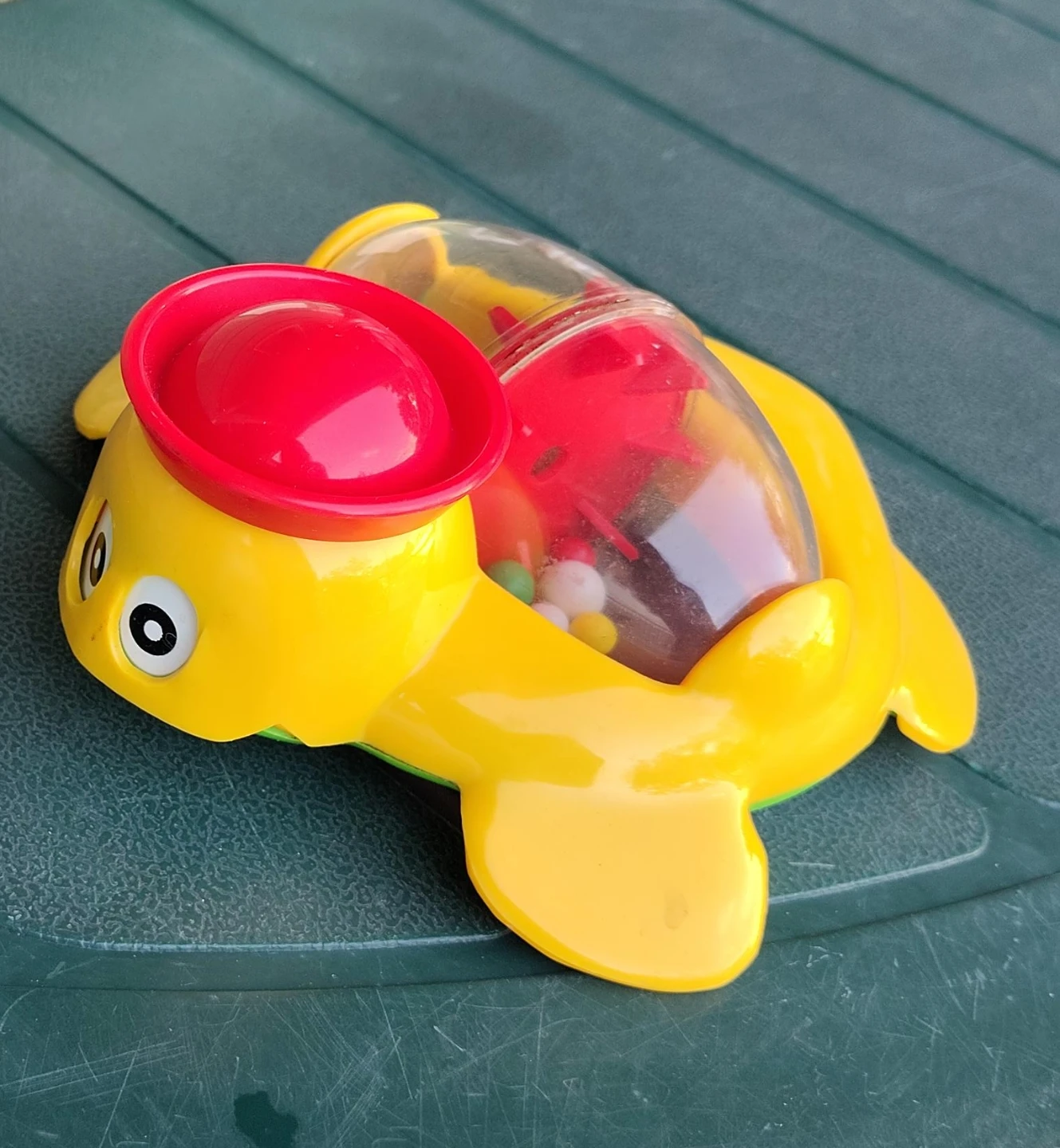 Yellow Turtle Rattle Toy