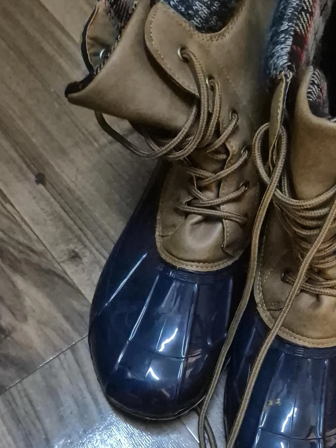 JustFab Duck Boots Size 10