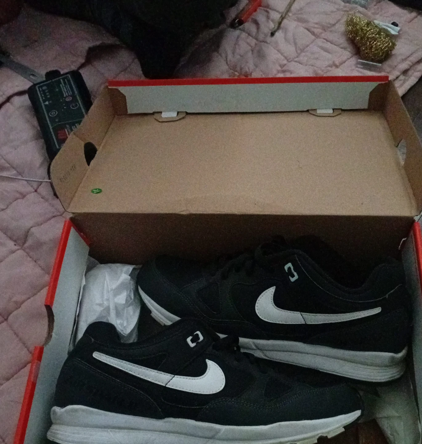 Nike Black & White Running Shoes