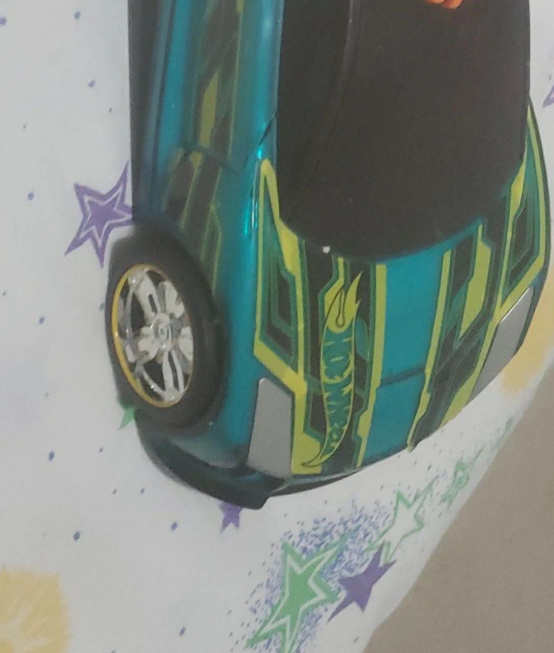 Hot Wheels Teal & Yellow Toy Car