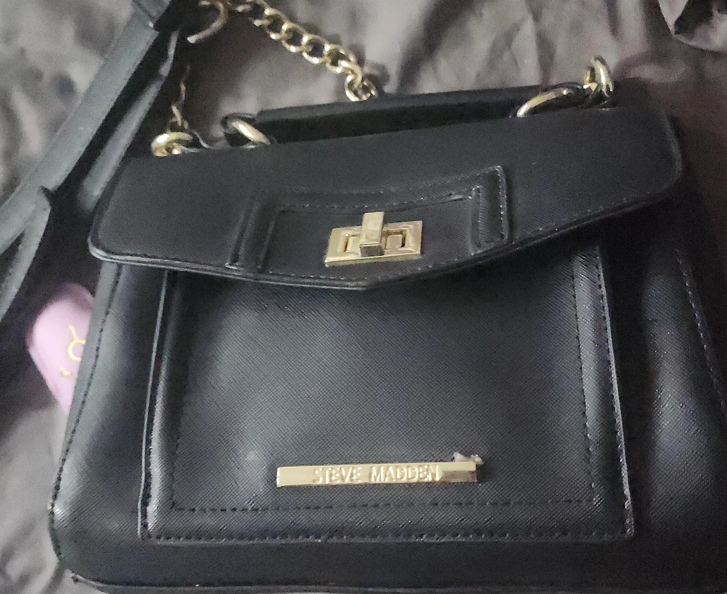 Steve Madden Black Handbag