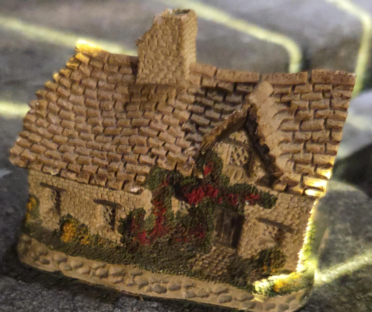 Miniature Cottage House Figurine