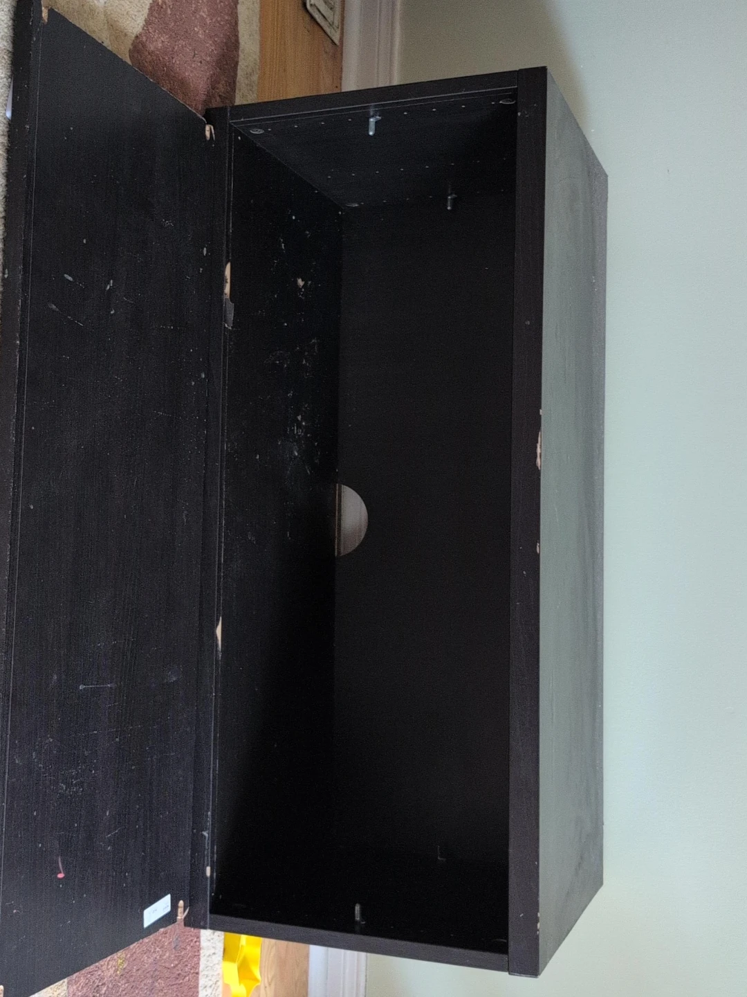 Black Wall Cabinet