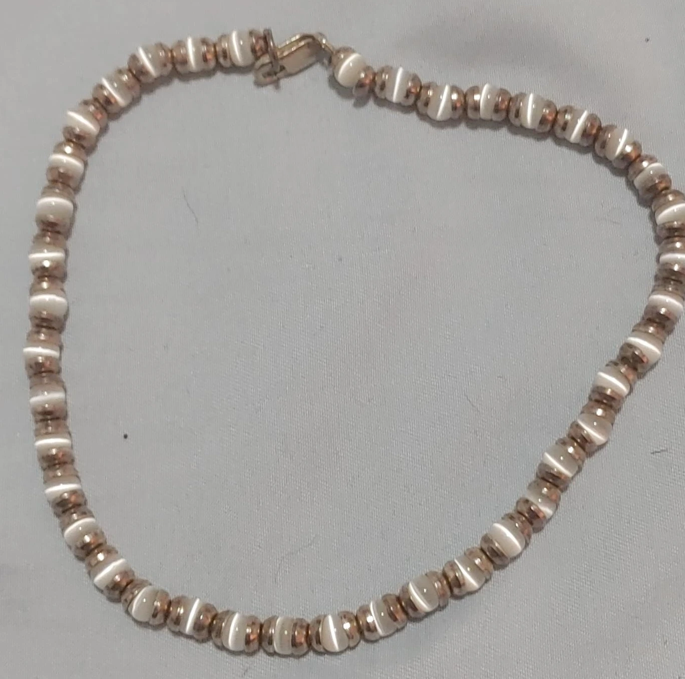 Beaded bracelet with Cat Eye Beads