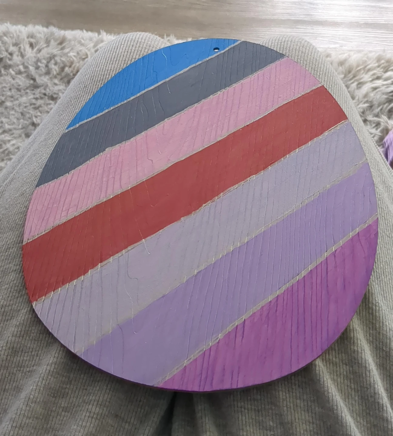 Hand-Painted Wooden Wall Decor