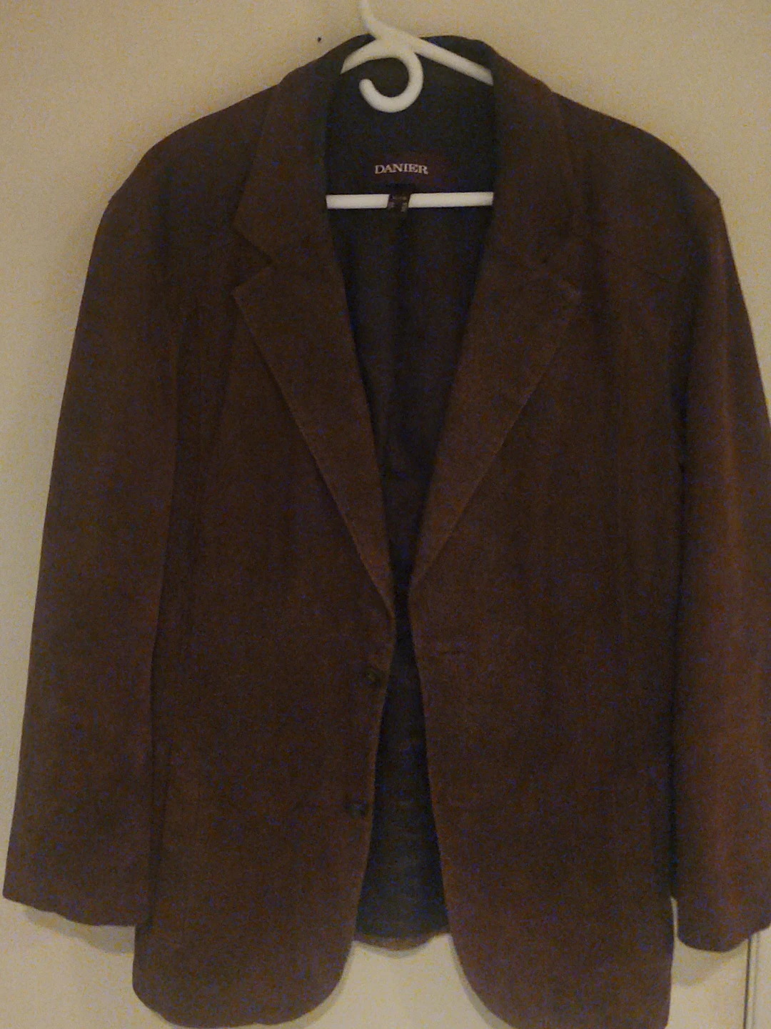 DANIER Brown VINTAGE Blazer Leather Jacket - photo 2