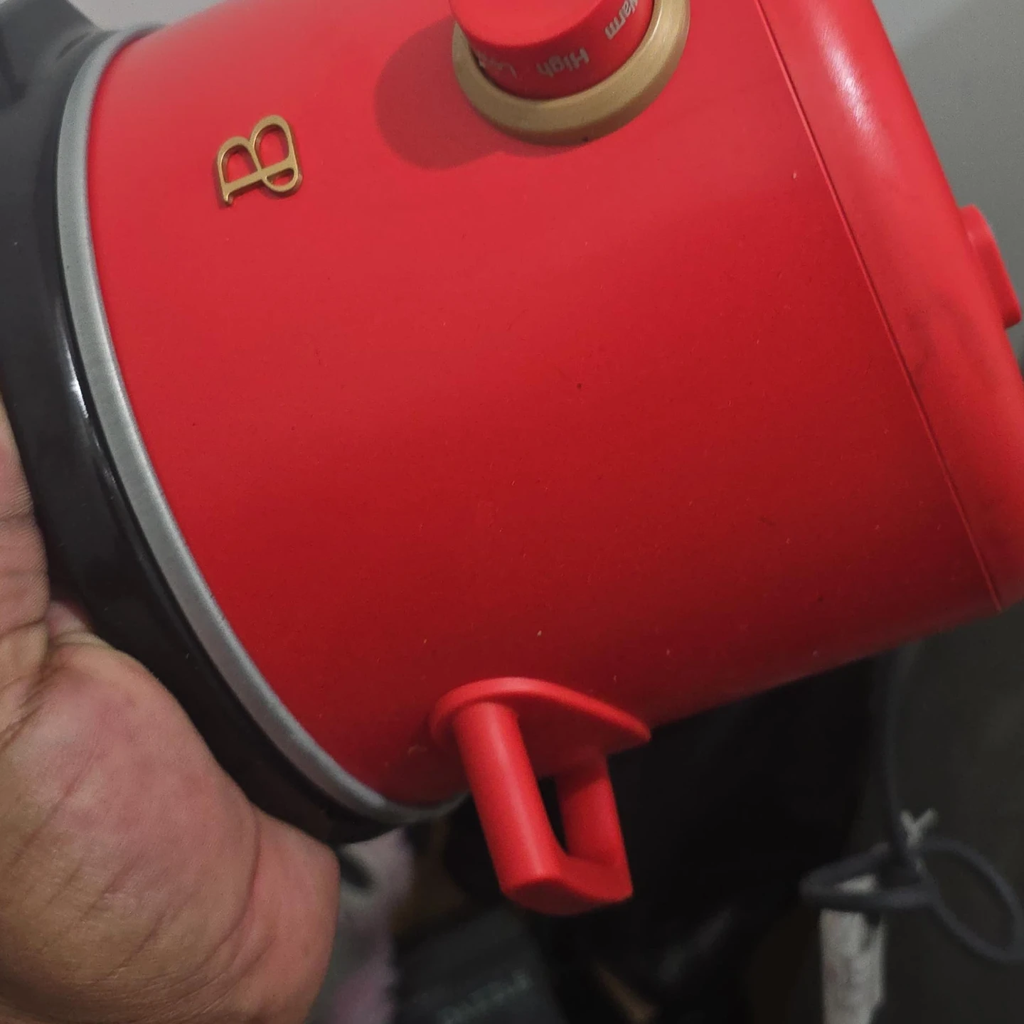 Red Portable Steamer
