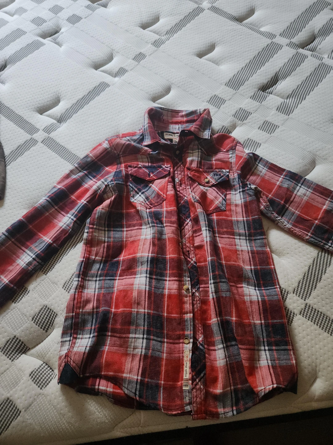 Triple Five Soul Flannel Shirt - Red Plaid