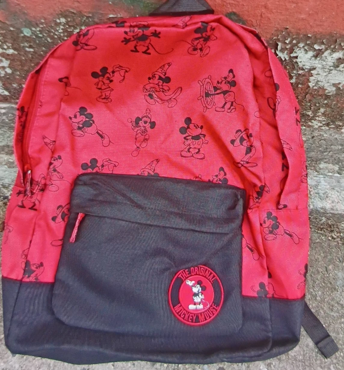 Red Mickey Mouse Backpack